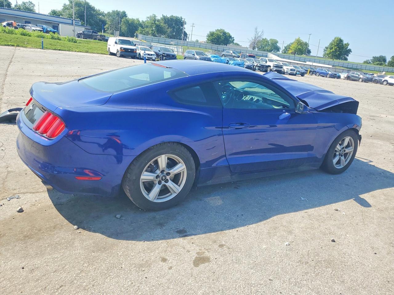 2015 Ford Mustang Blue vin: 1FA6P8AM0F5407582