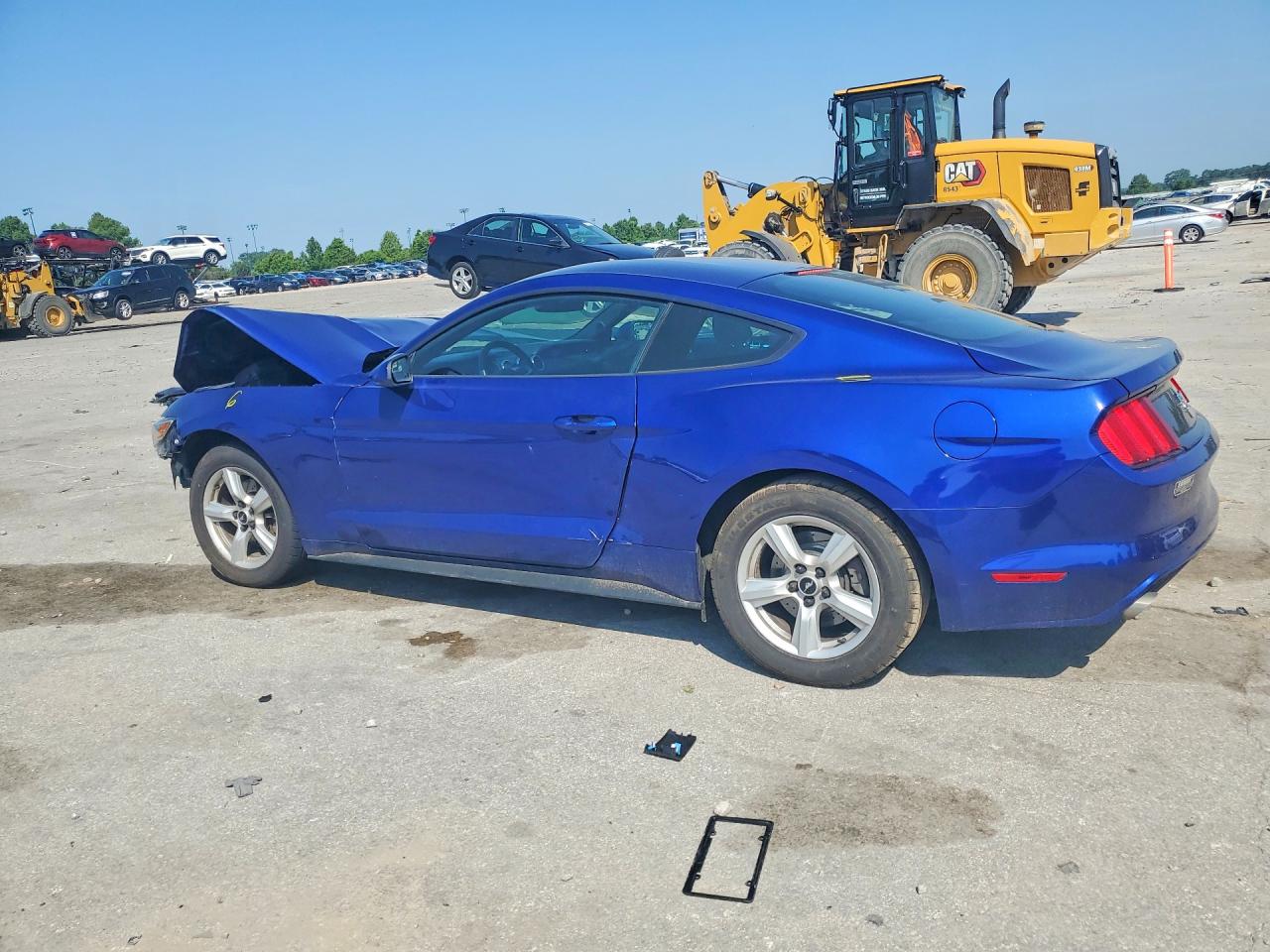 2015 Ford Mustang Blue vin: 1FA6P8AM0F5407582