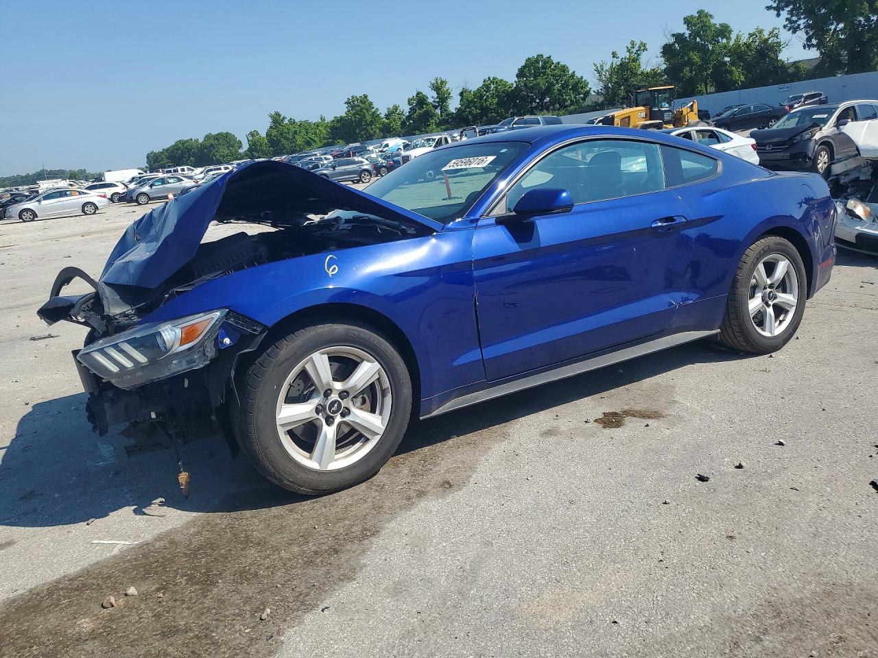 2015 Ford Mustang Blue vin: 1FA6P8AM0F5407582