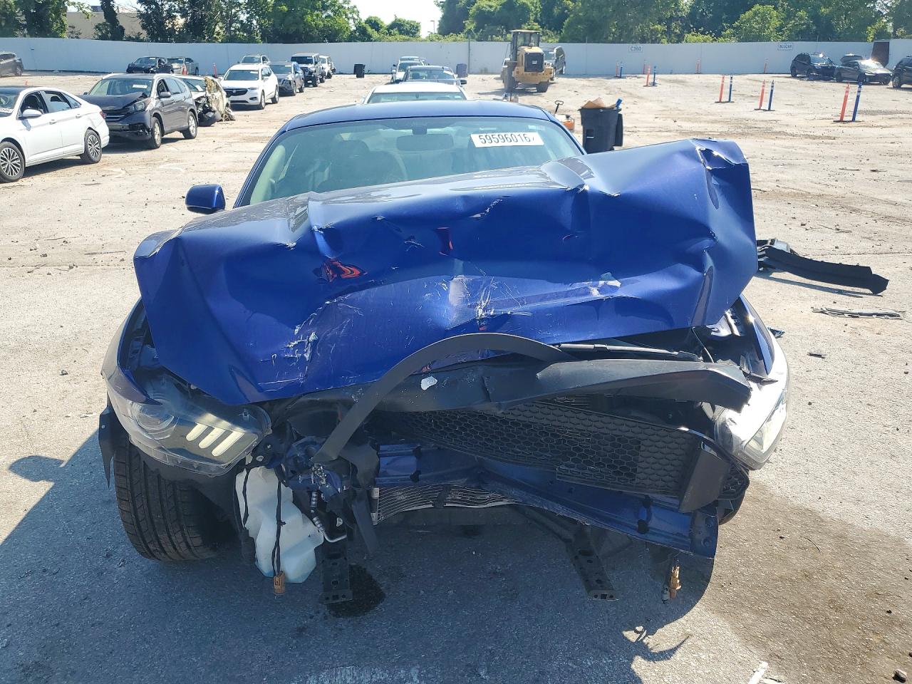 2015 Ford Mustang Blue vin: 1FA6P8AM0F5407582