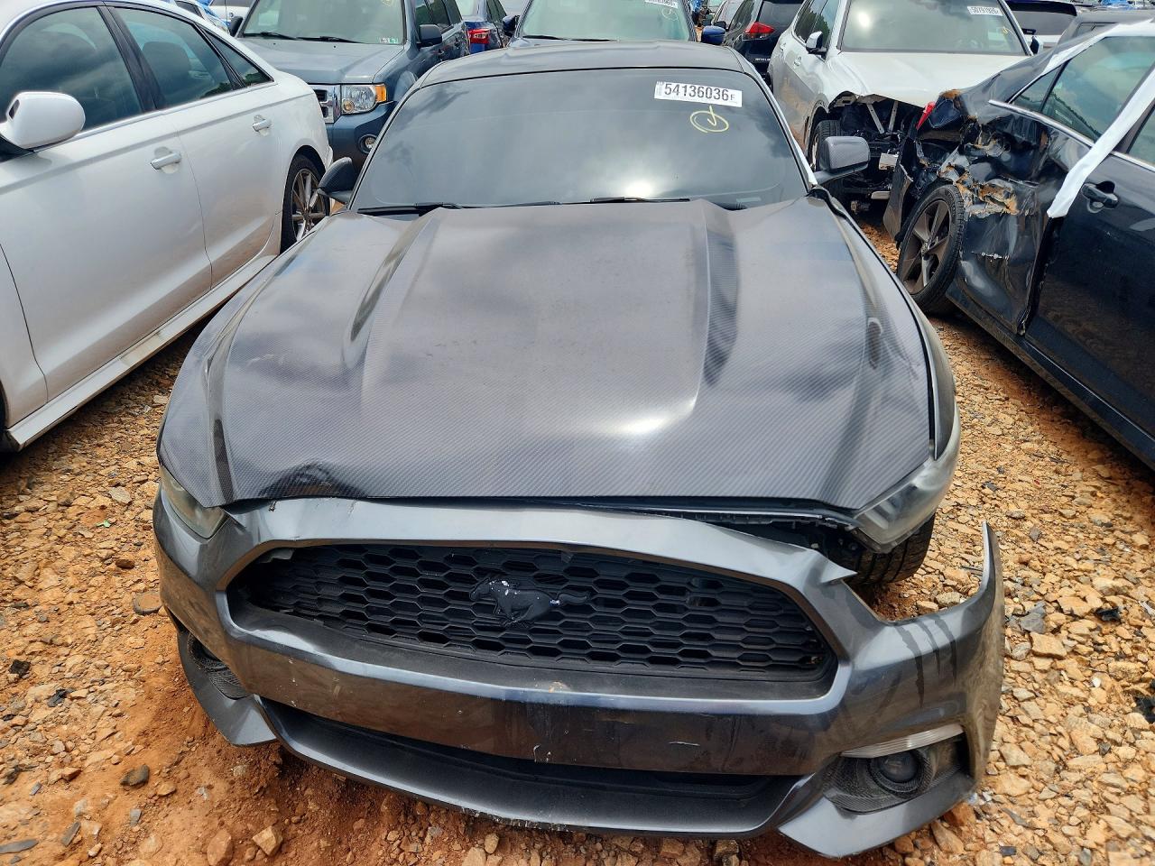 2015 Ford Mustang Gray vin: 1FA6P8AM1F5358005