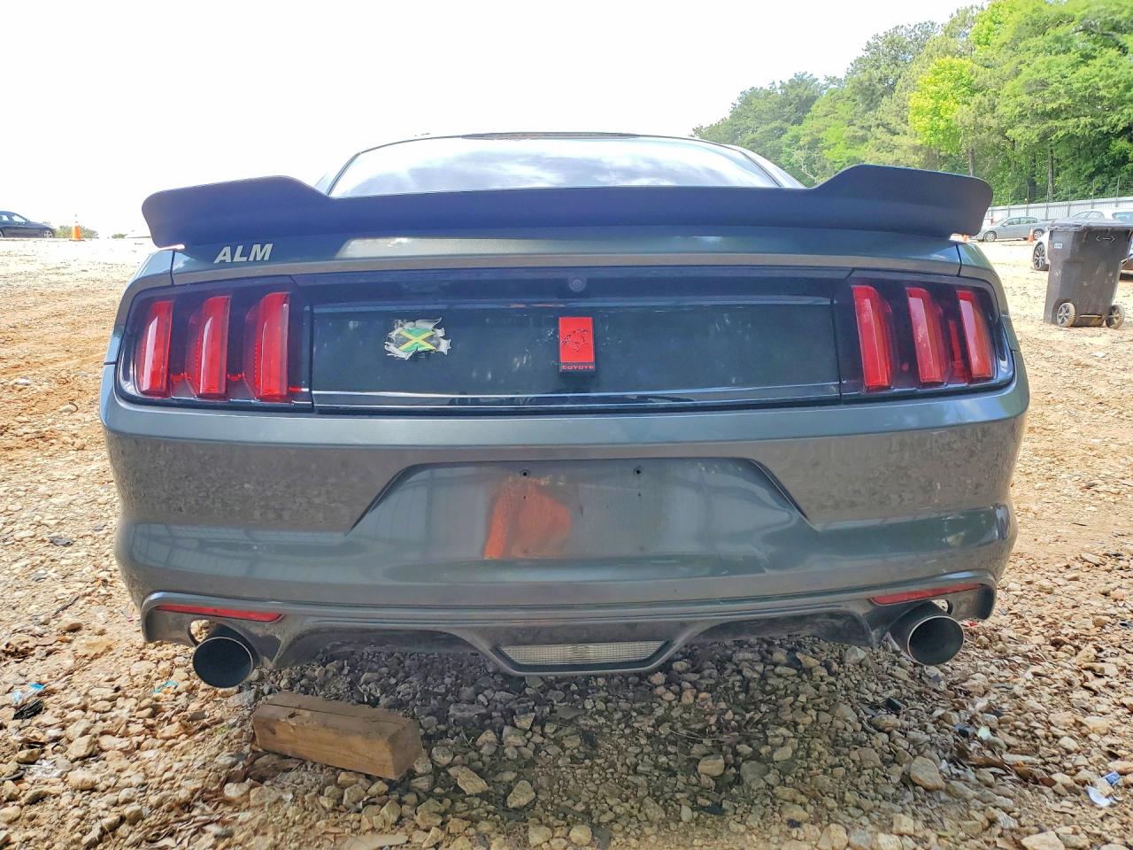 2015 Ford Mustang Gray vin: 1FA6P8AM1F5358005