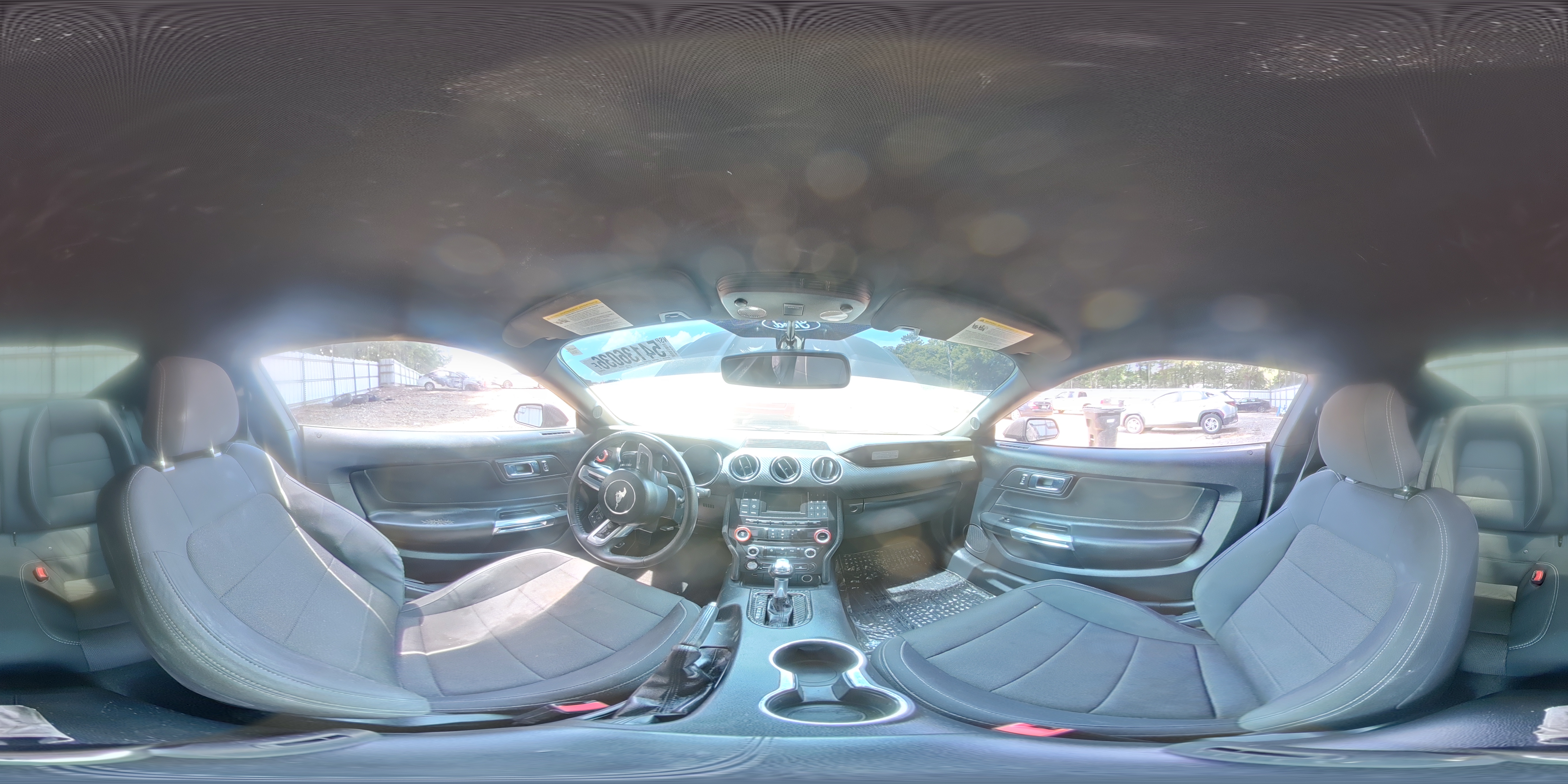 2015 Ford Mustang Gray vin: 1FA6P8AM1F5358005
