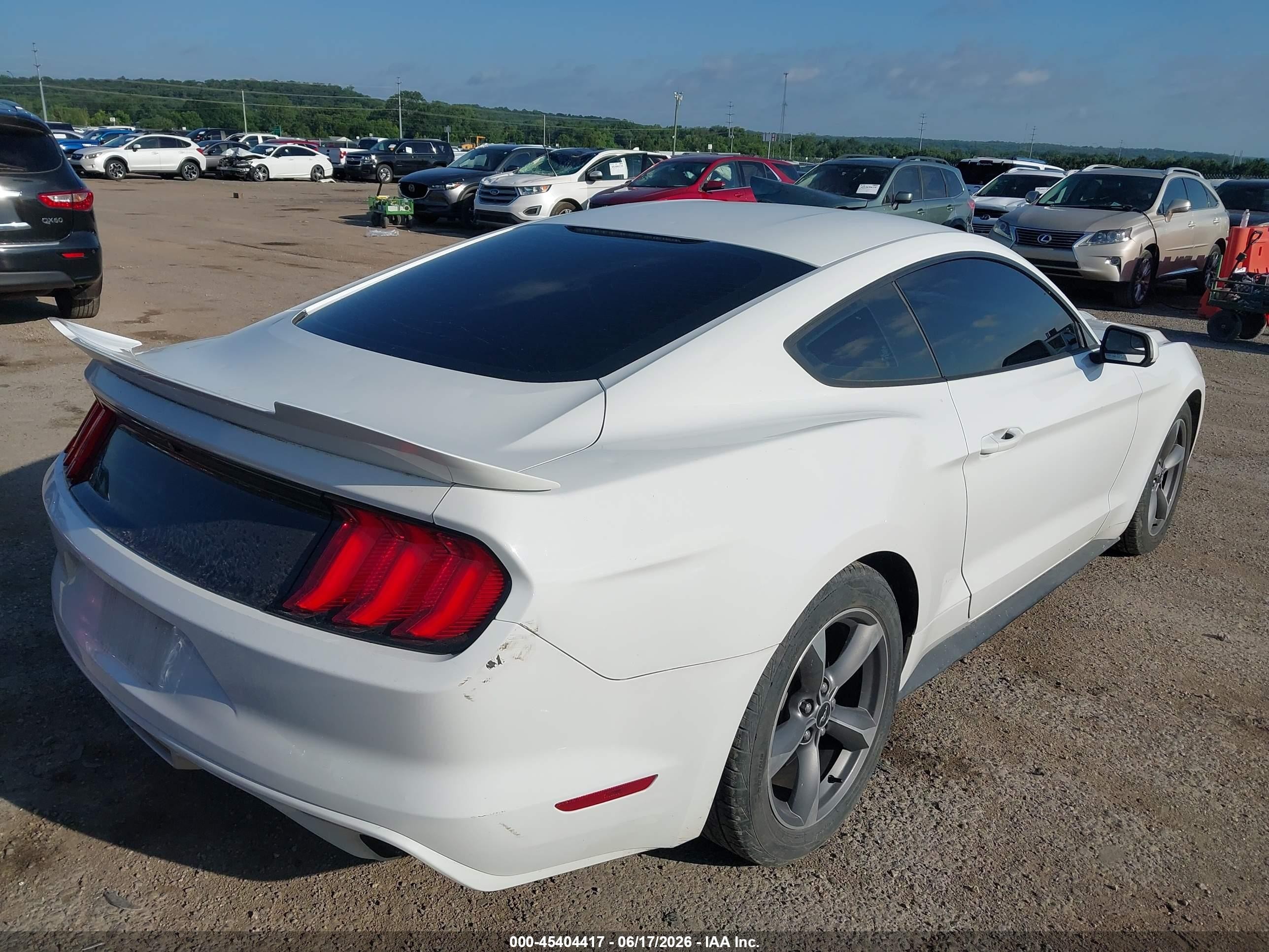2015 Ford Mustang V6 White vin: 1FA6P8AM1F5375967