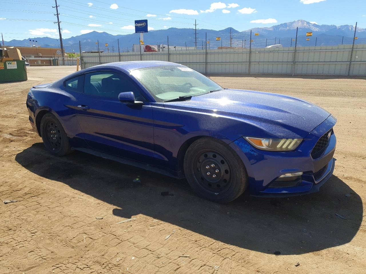 2015 Ford Mustang Blue vin: 1FA6P8AM1F5400429