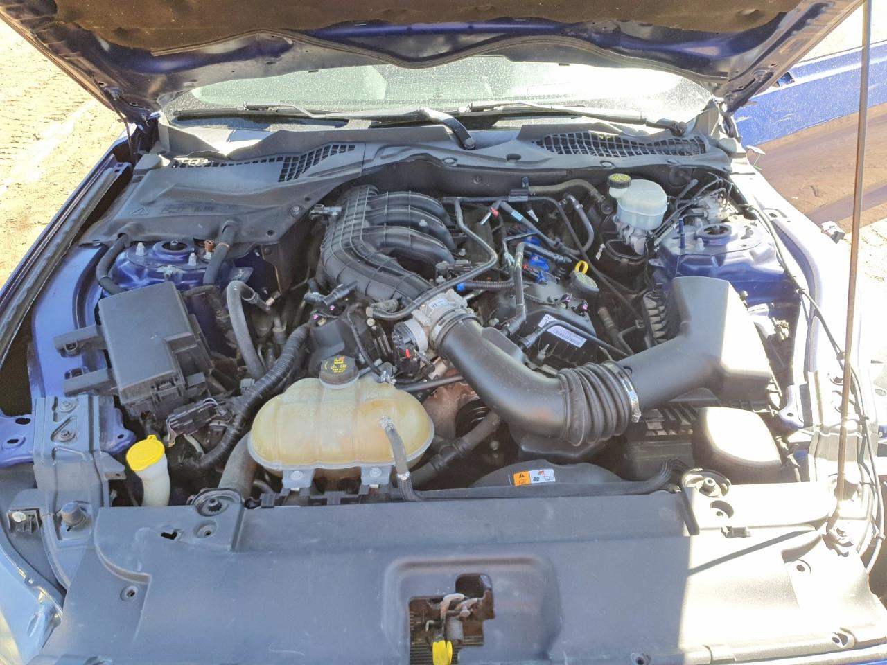 2015 Ford Mustang Blue vin: 1FA6P8AM1F5400429