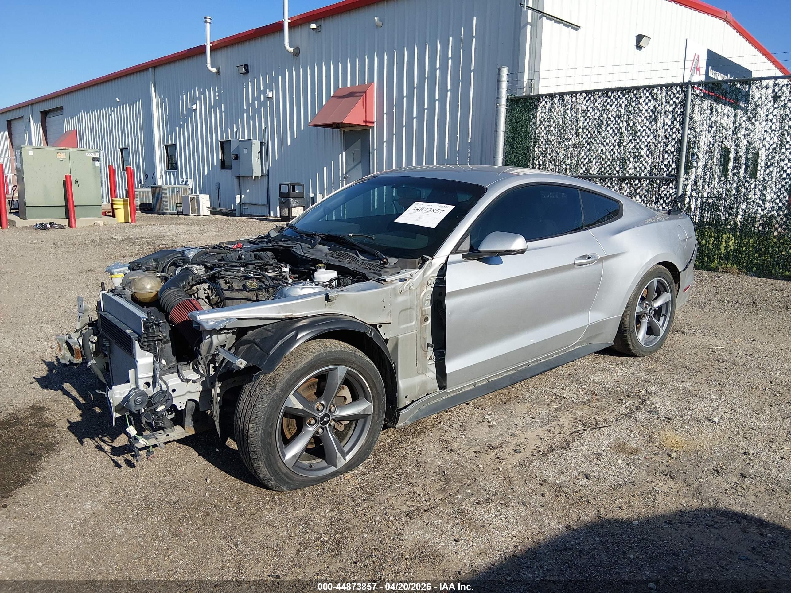 2015 Ford Mustang V6 Silver vin: 1FA6P8AM2F5318709
