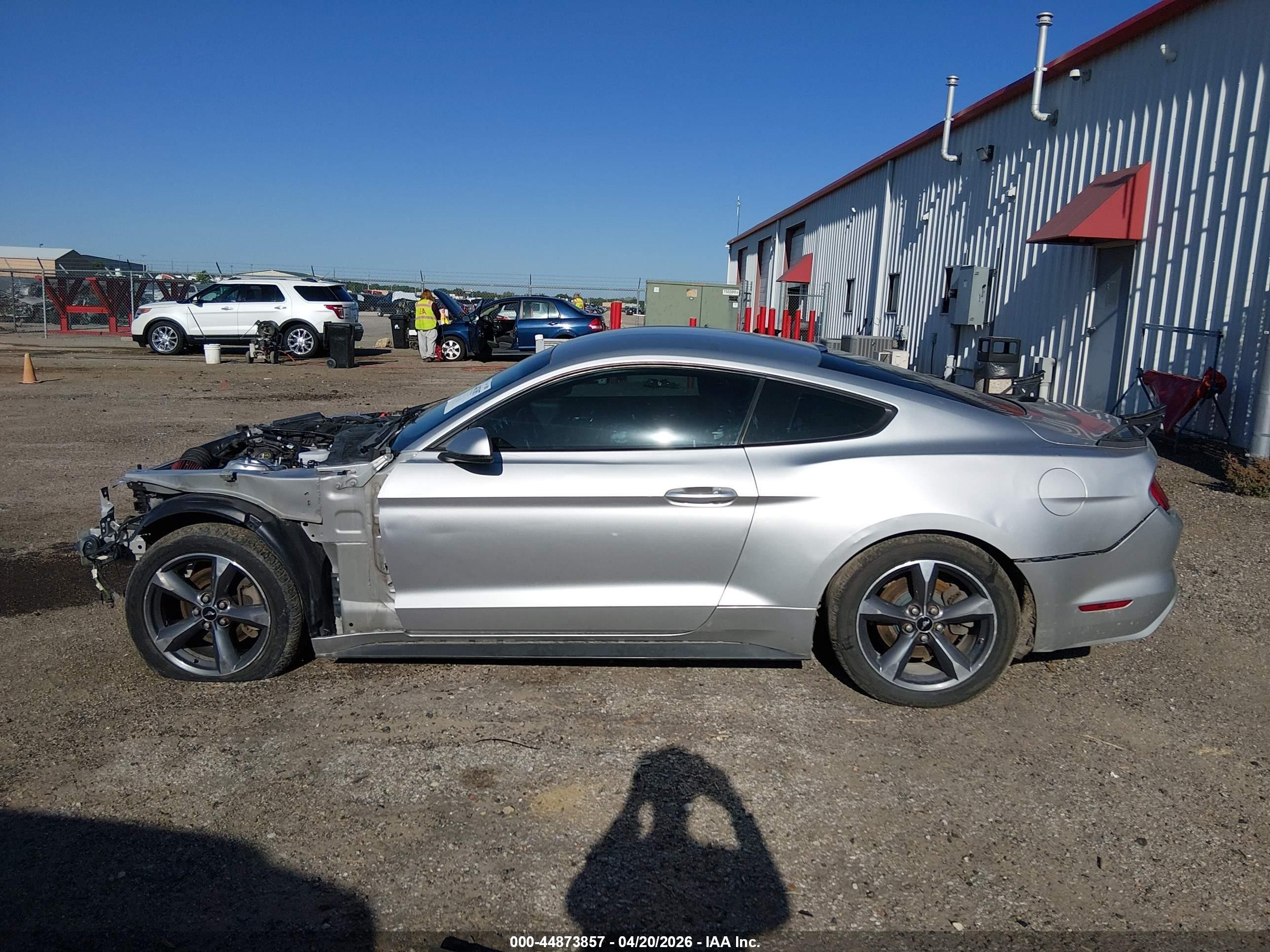 2015 Ford Mustang V6 Silver vin: 1FA6P8AM2F5318709