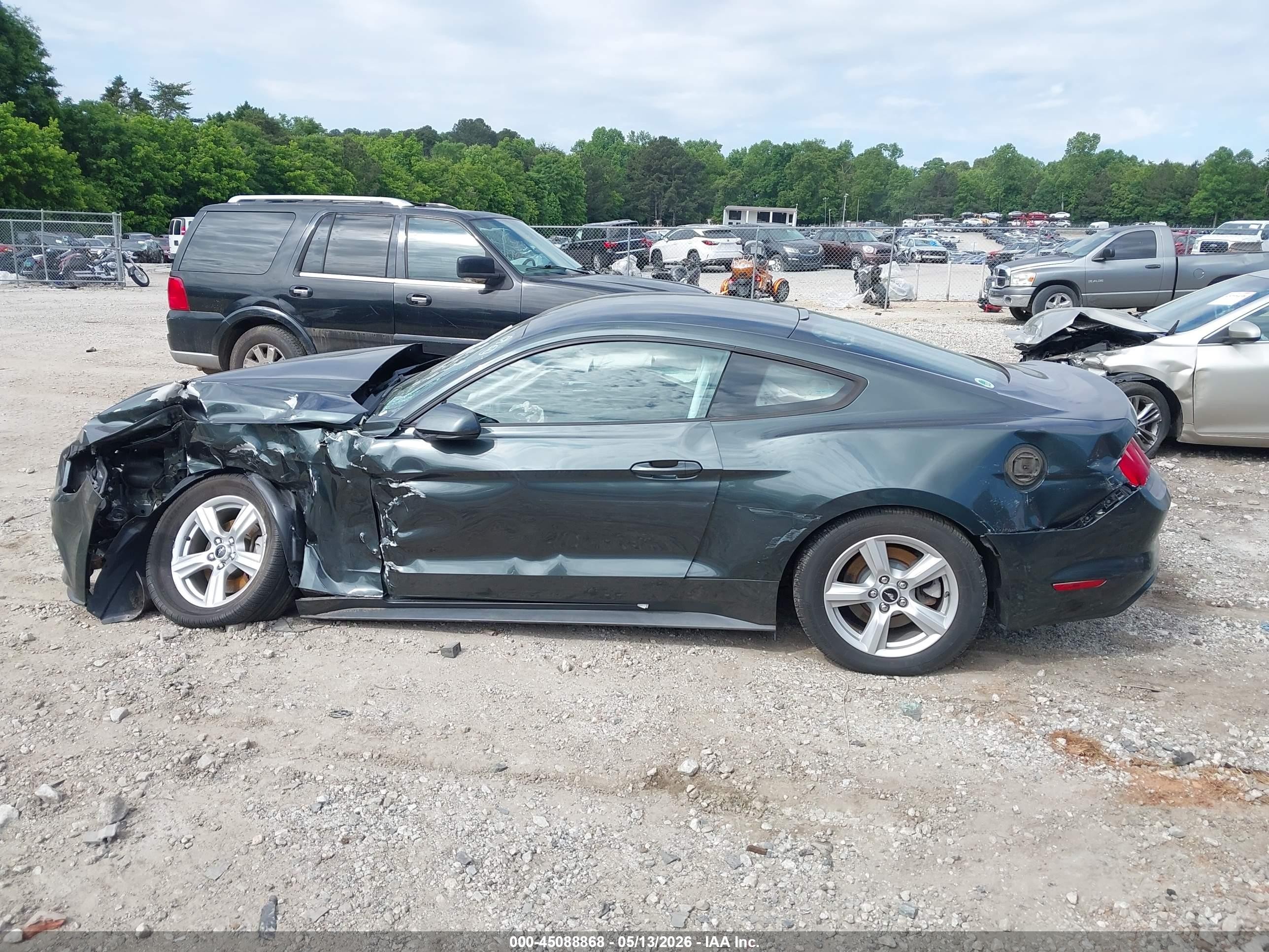 2015 Ford Mustang V6 Green vin: 1FA6P8AM2F5377906
