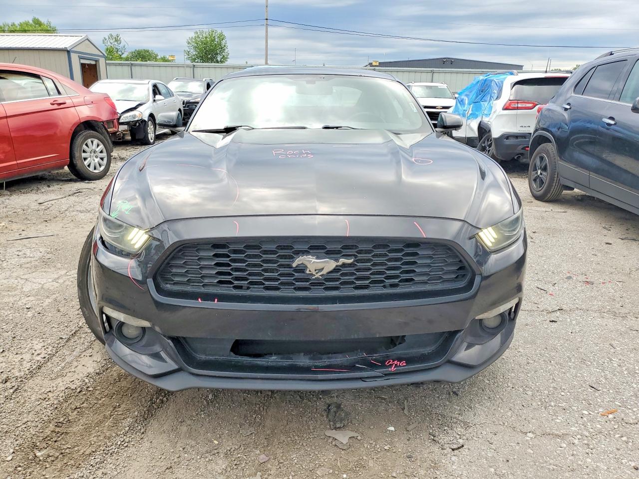 2016 Ford Mustang Black vin: 1FA6P8AM2G5245536