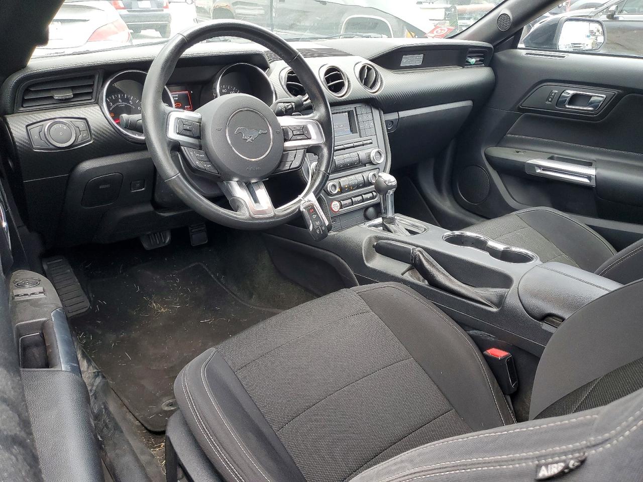 2016 Ford Mustang Black vin: 1FA6P8AM2G5245536