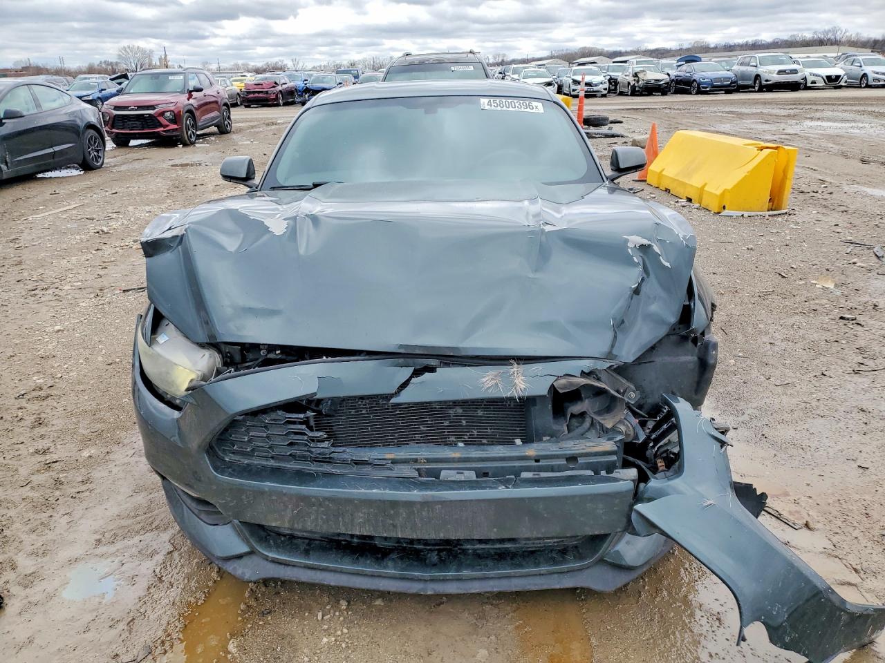 2015 Ford Mustang Gray vin: 1FA6P8AM3F5376604