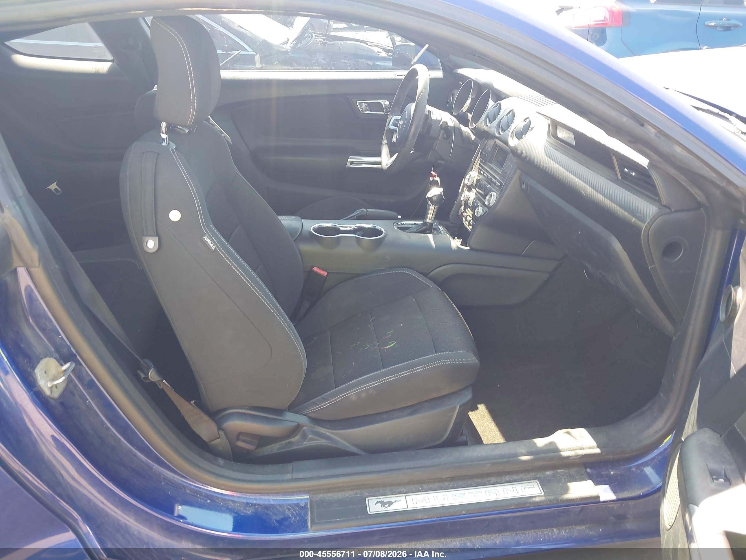 2015 Ford Mustang V6 Blue vin: 1FA6P8AM3F5403090