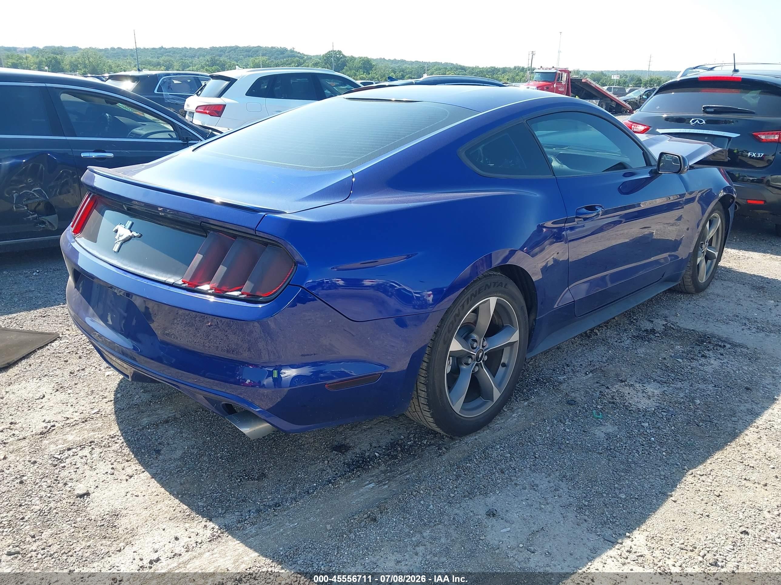 2015 Ford Mustang V6 Blue vin: 1FA6P8AM3F5403090
