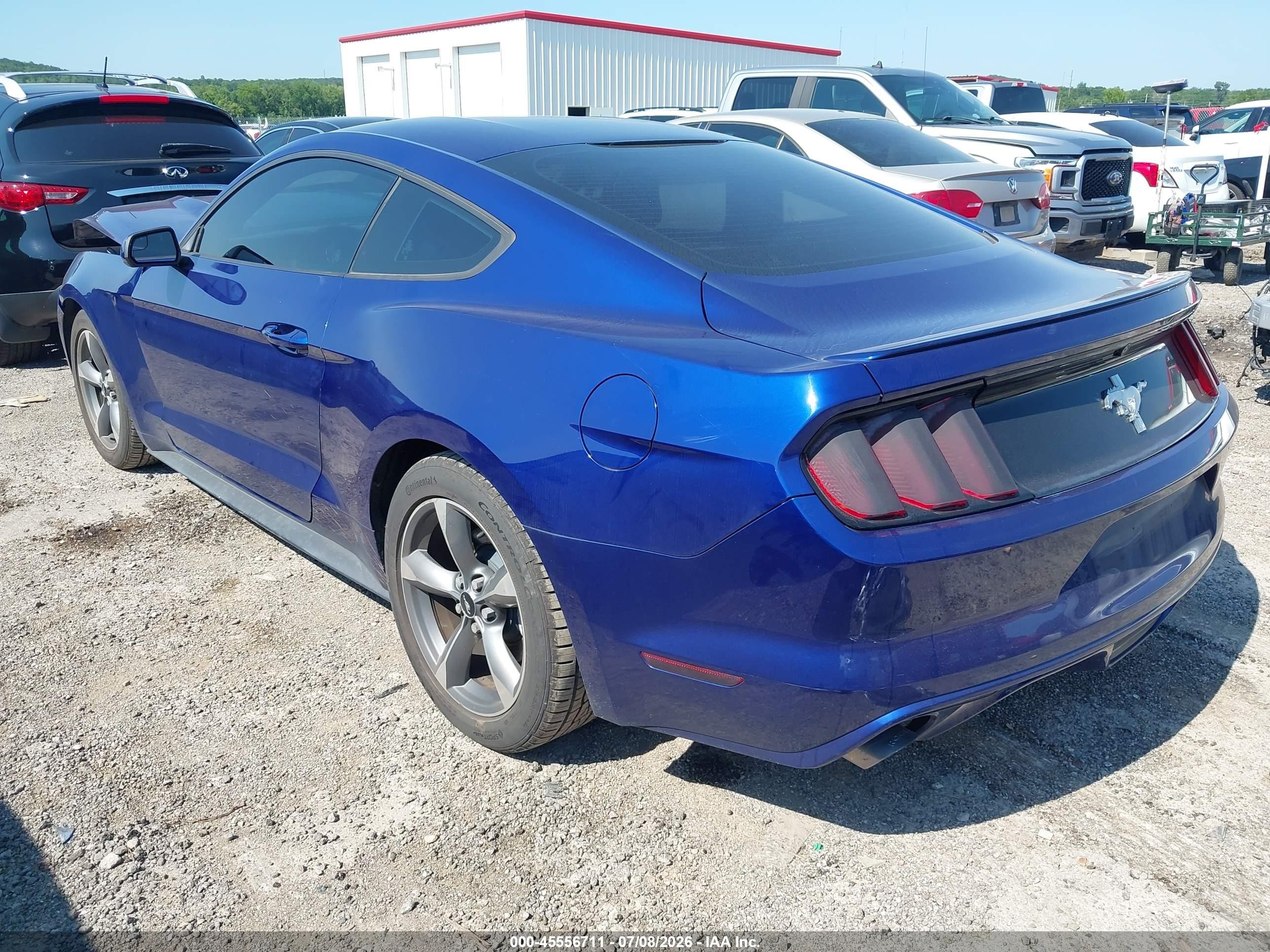 2015 Ford Mustang V6 Blue vin: 1FA6P8AM3F5403090