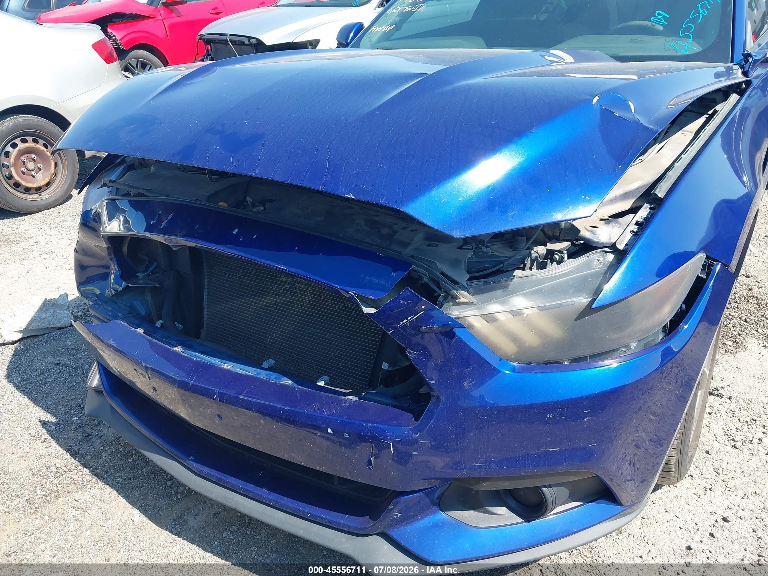 2015 Ford Mustang V6 Blue vin: 1FA6P8AM3F5403090