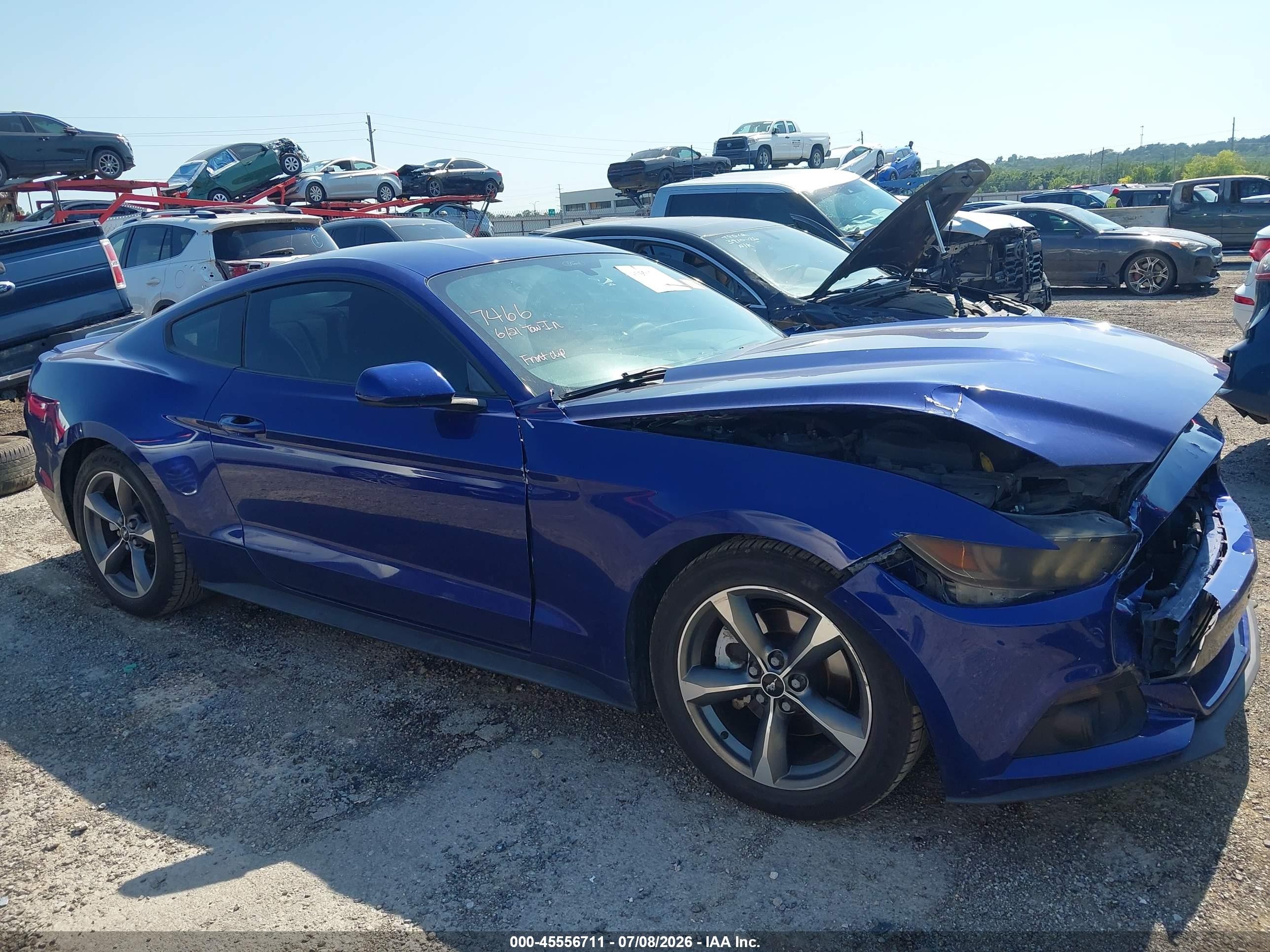 2015 Ford Mustang V6 Blue vin: 1FA6P8AM3F5403090