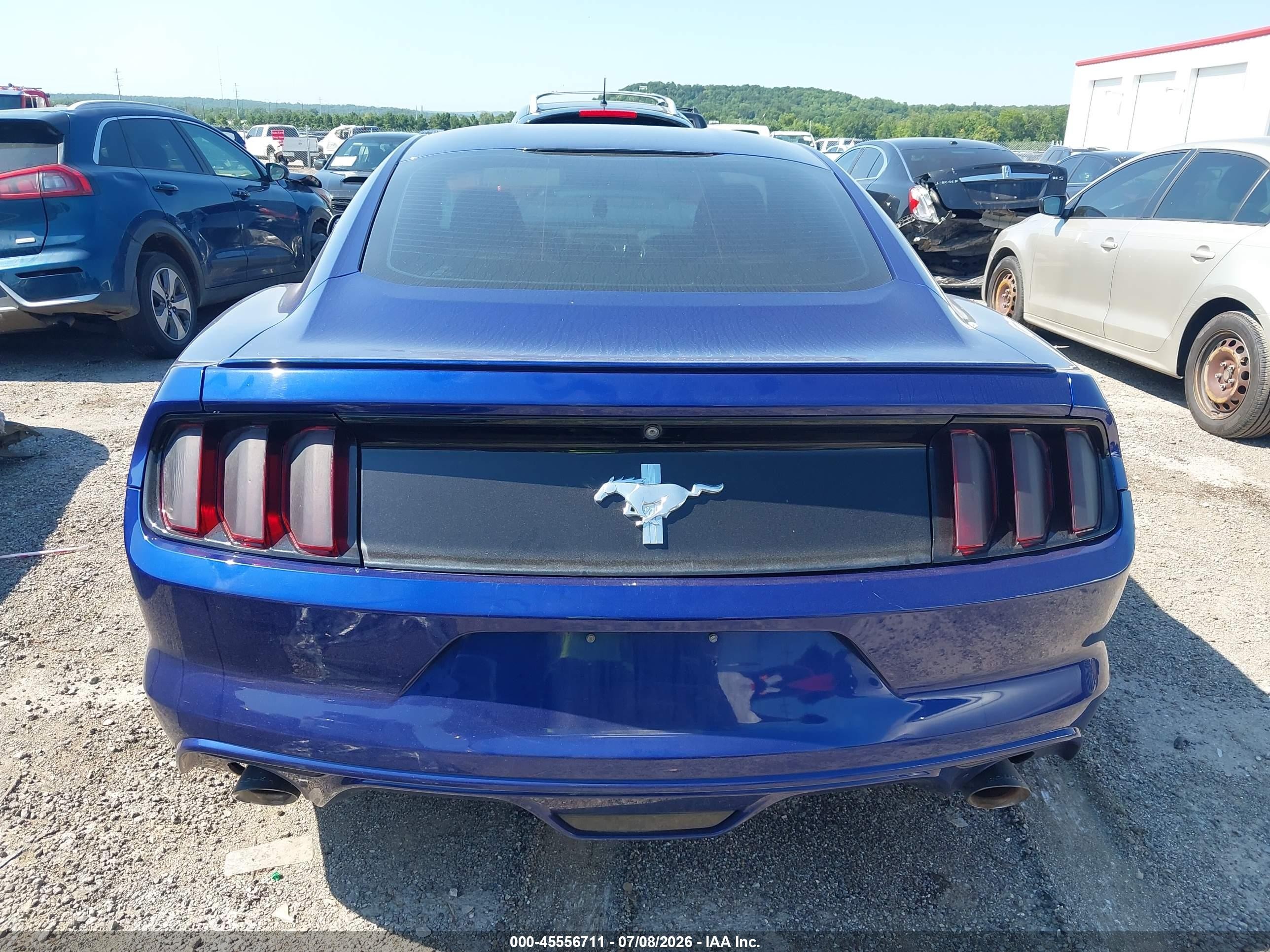 2015 Ford Mustang V6 Blue vin: 1FA6P8AM3F5403090