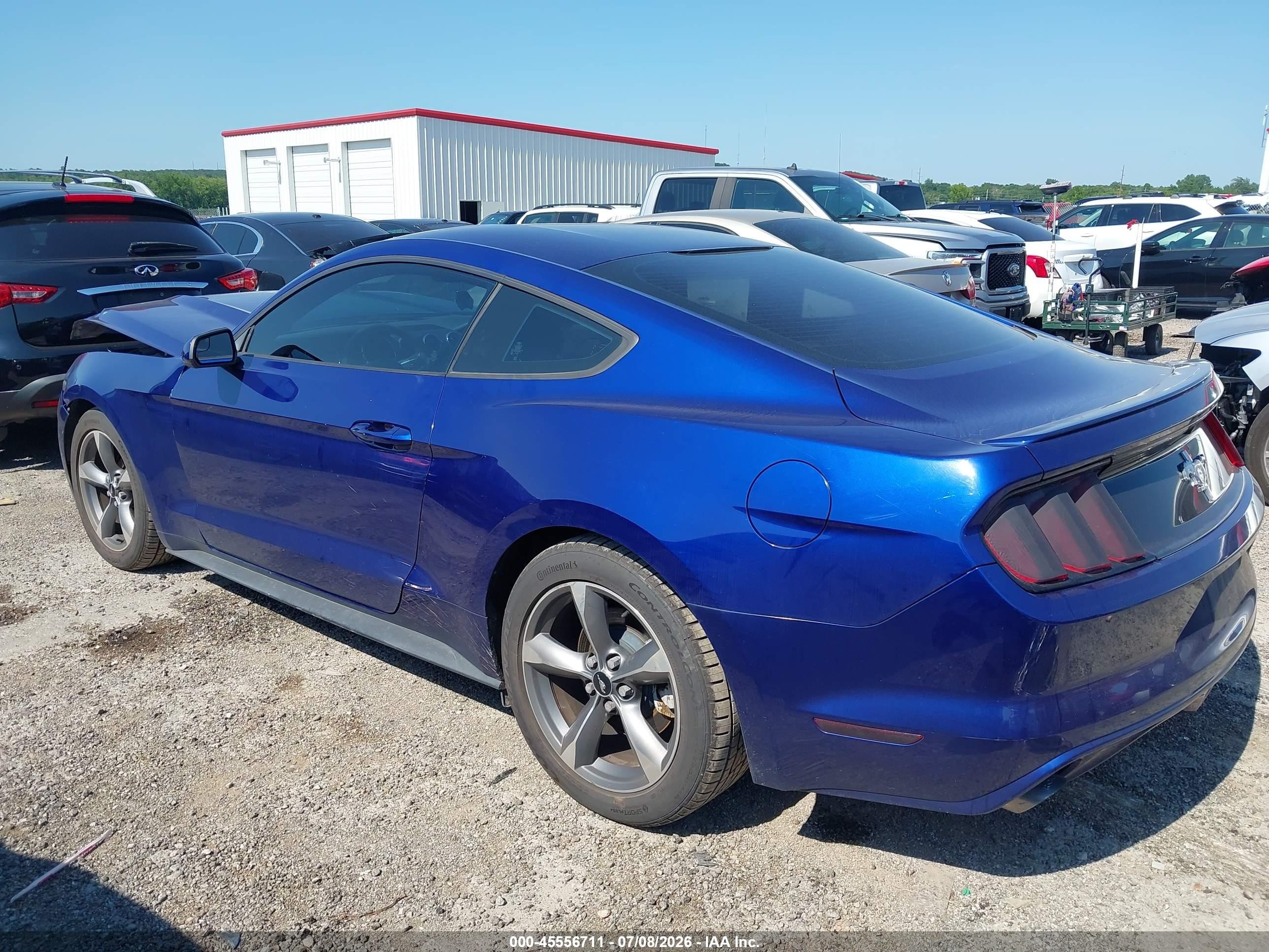 2015 Ford Mustang V6 Blue vin: 1FA6P8AM3F5403090