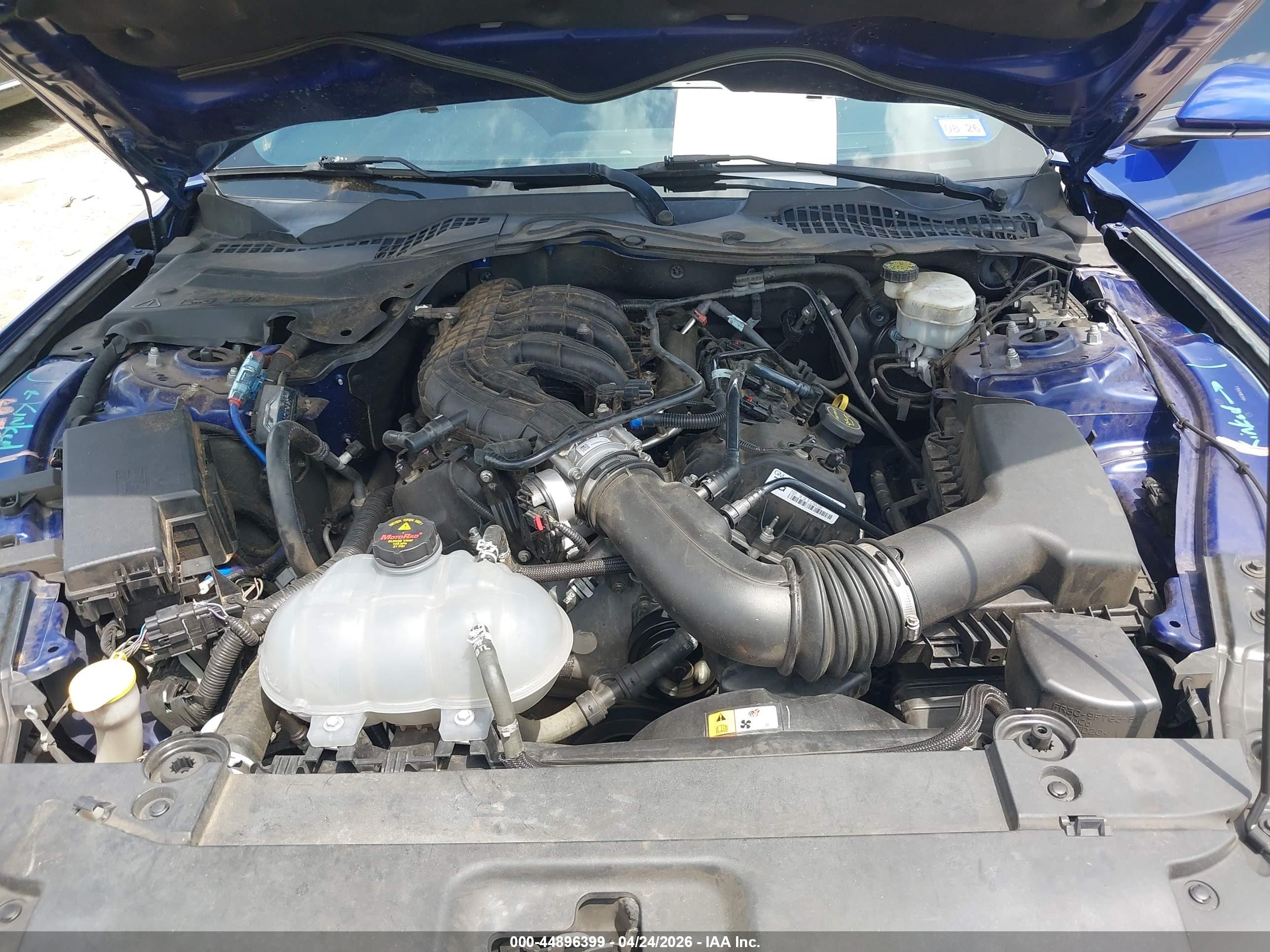 2016 Ford Mustang V6 Blue vin: 1FA6P8AM3G5252477