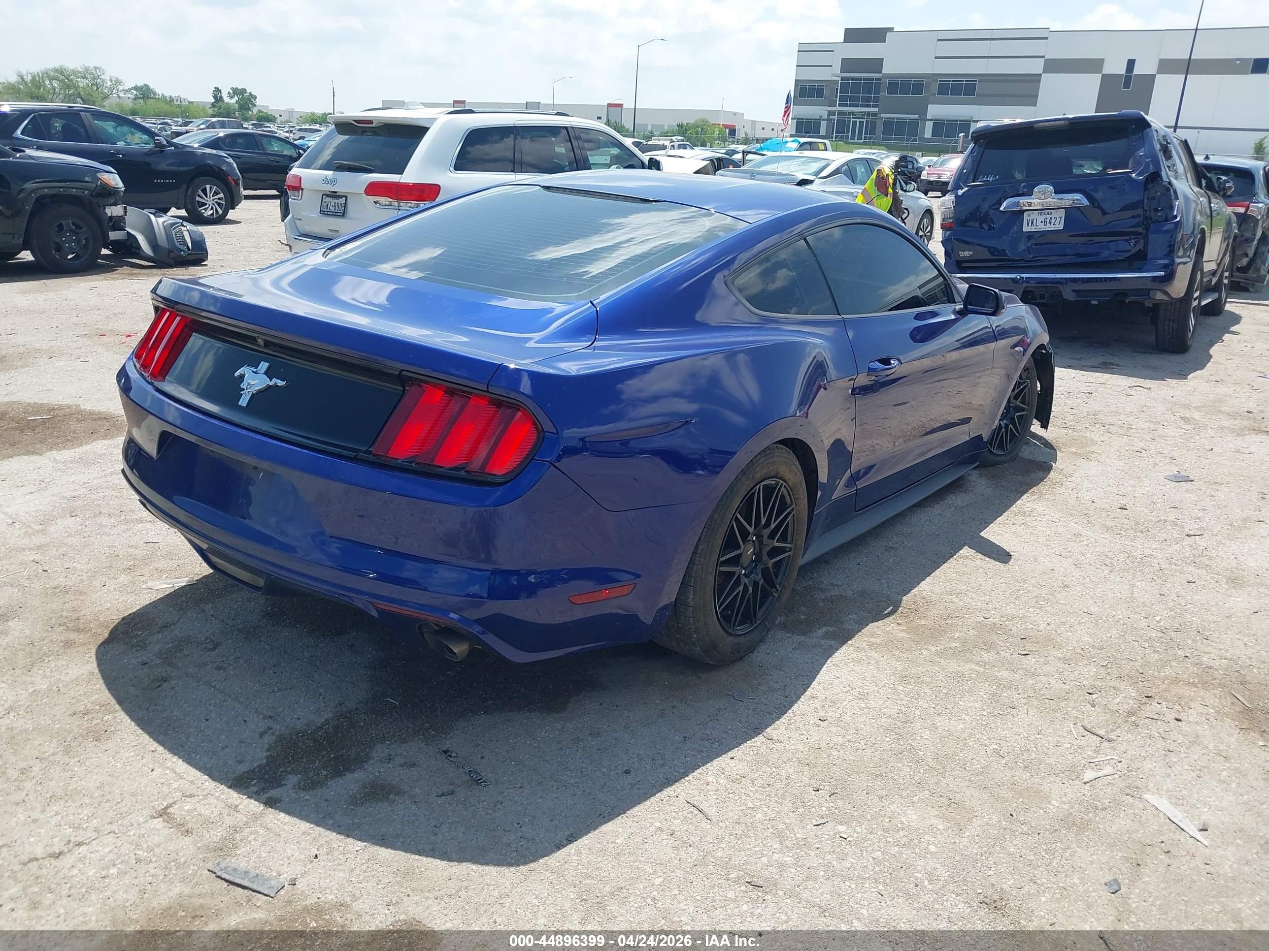 2016 Ford Mustang V6 Blue vin: 1FA6P8AM3G5252477