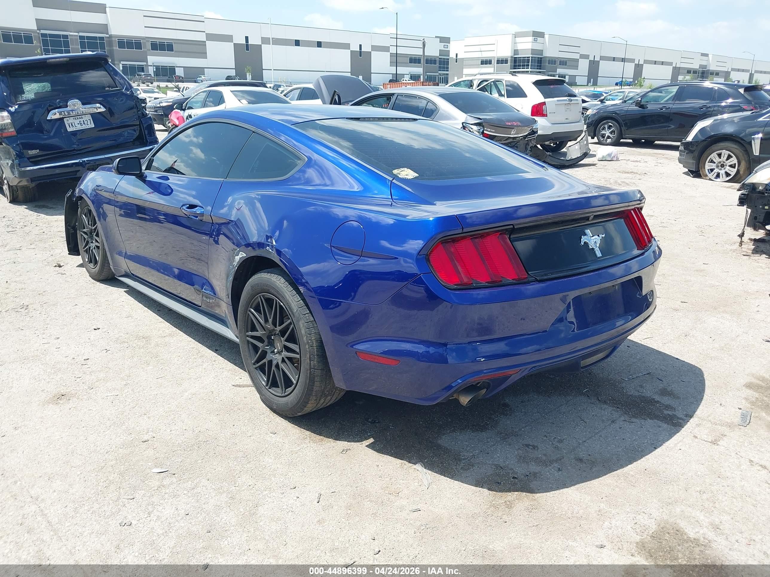 2016 Ford Mustang V6 Blue vin: 1FA6P8AM3G5252477