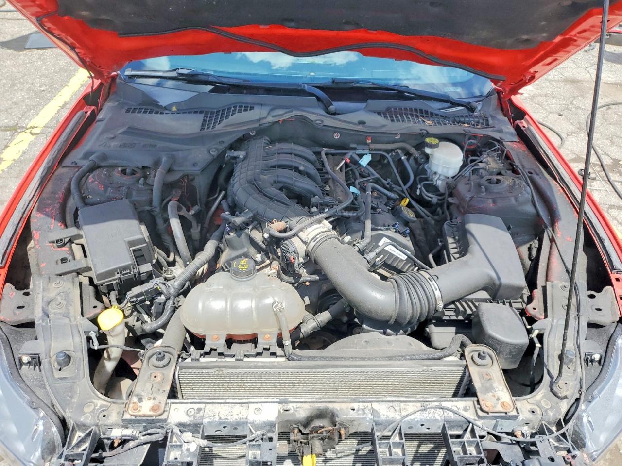 2015 Ford Mustang Красный vin: 1FA6P8AM4F5303810