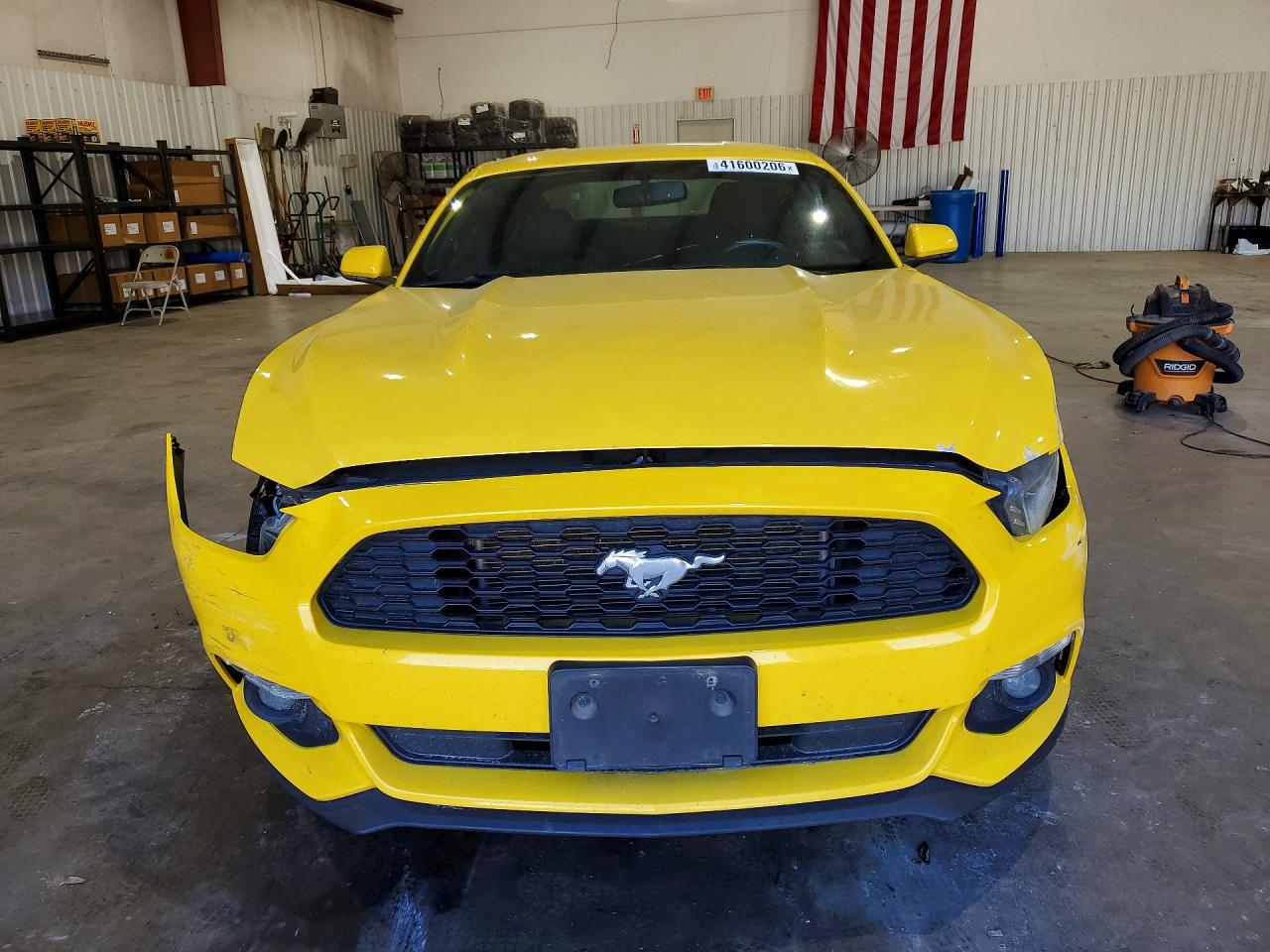 2015 Ford Mustang Yellow vin: 1FA6P8AM4F5311860