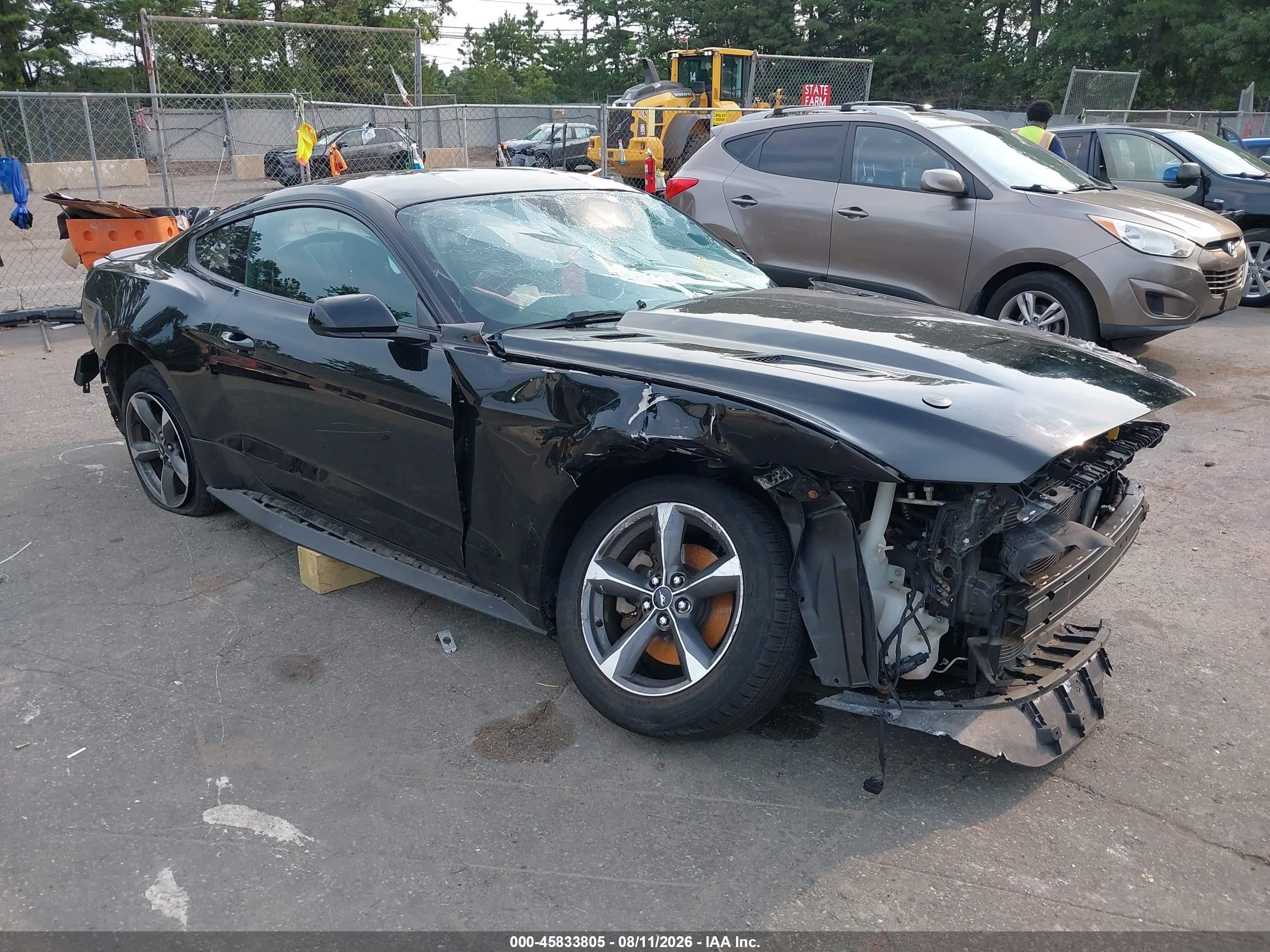 2015 Ford Mustang V6 Черный vin: 1FA6P8AM4F5313494