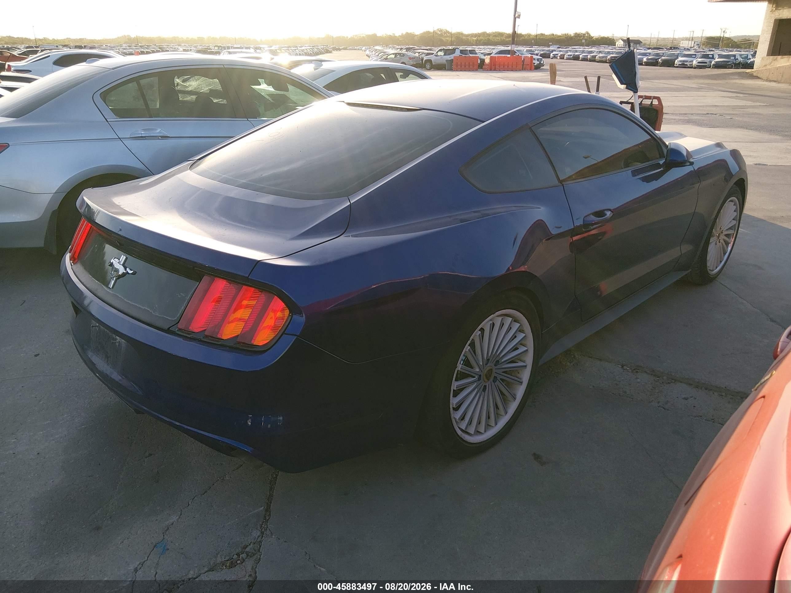 2015 Ford Mustang V6 Blue vin: 1FA6P8AM4F5342011