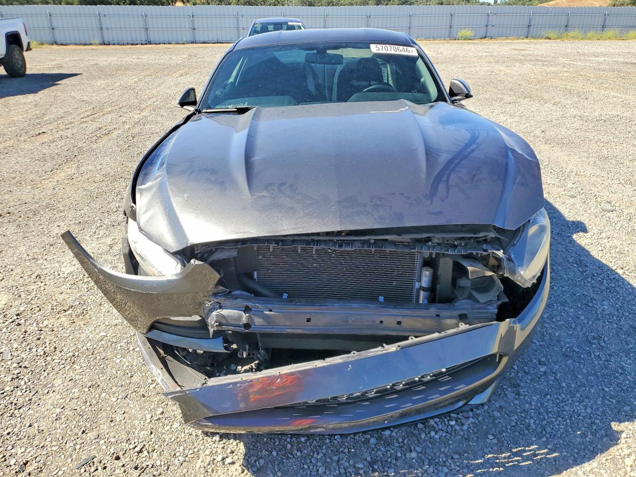 2015 Ford Mustang Gray vin: 1FA6P8AM4F5343255