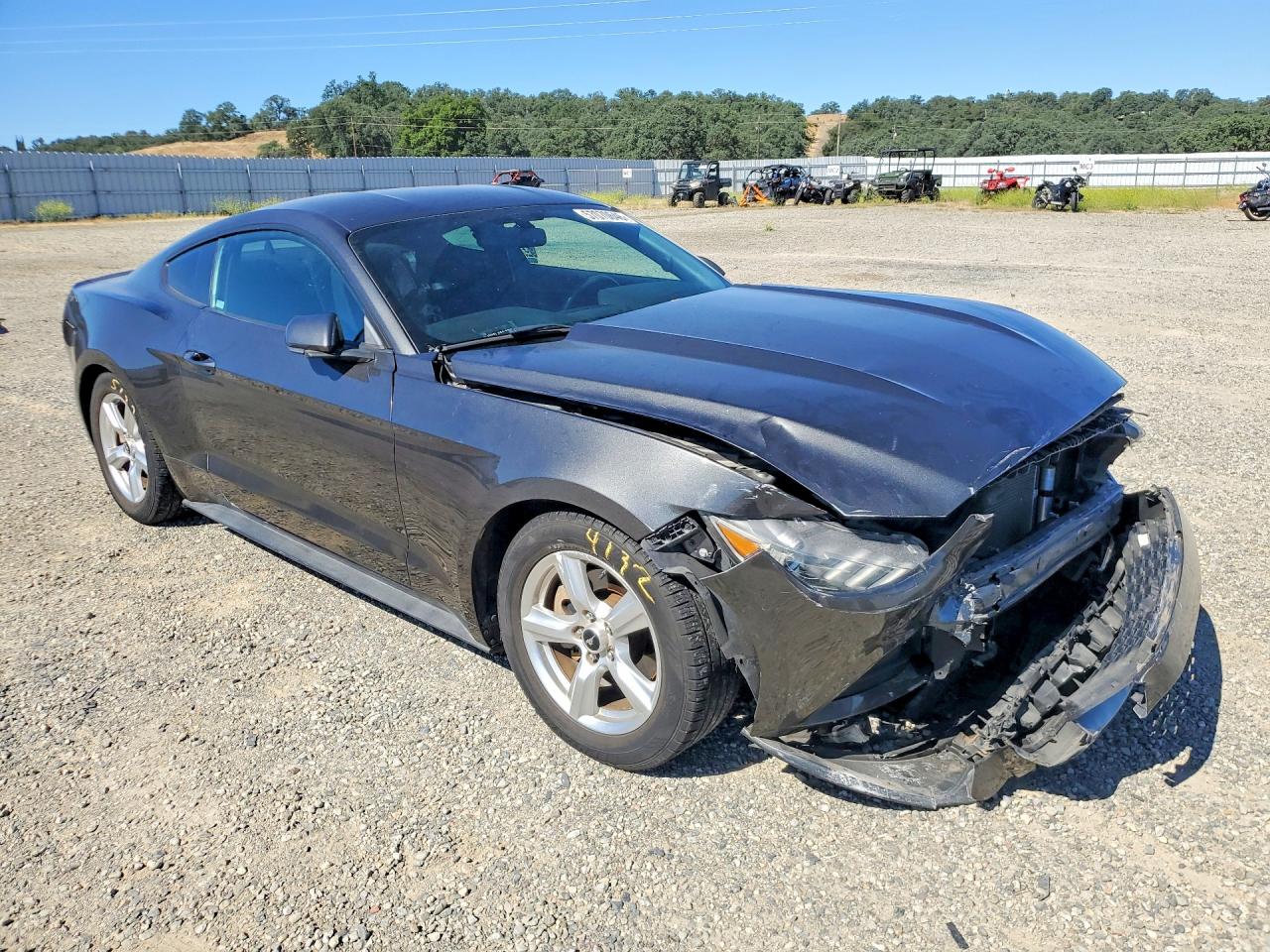 2015 Ford Mustang Gray vin: 1FA6P8AM4F5343255