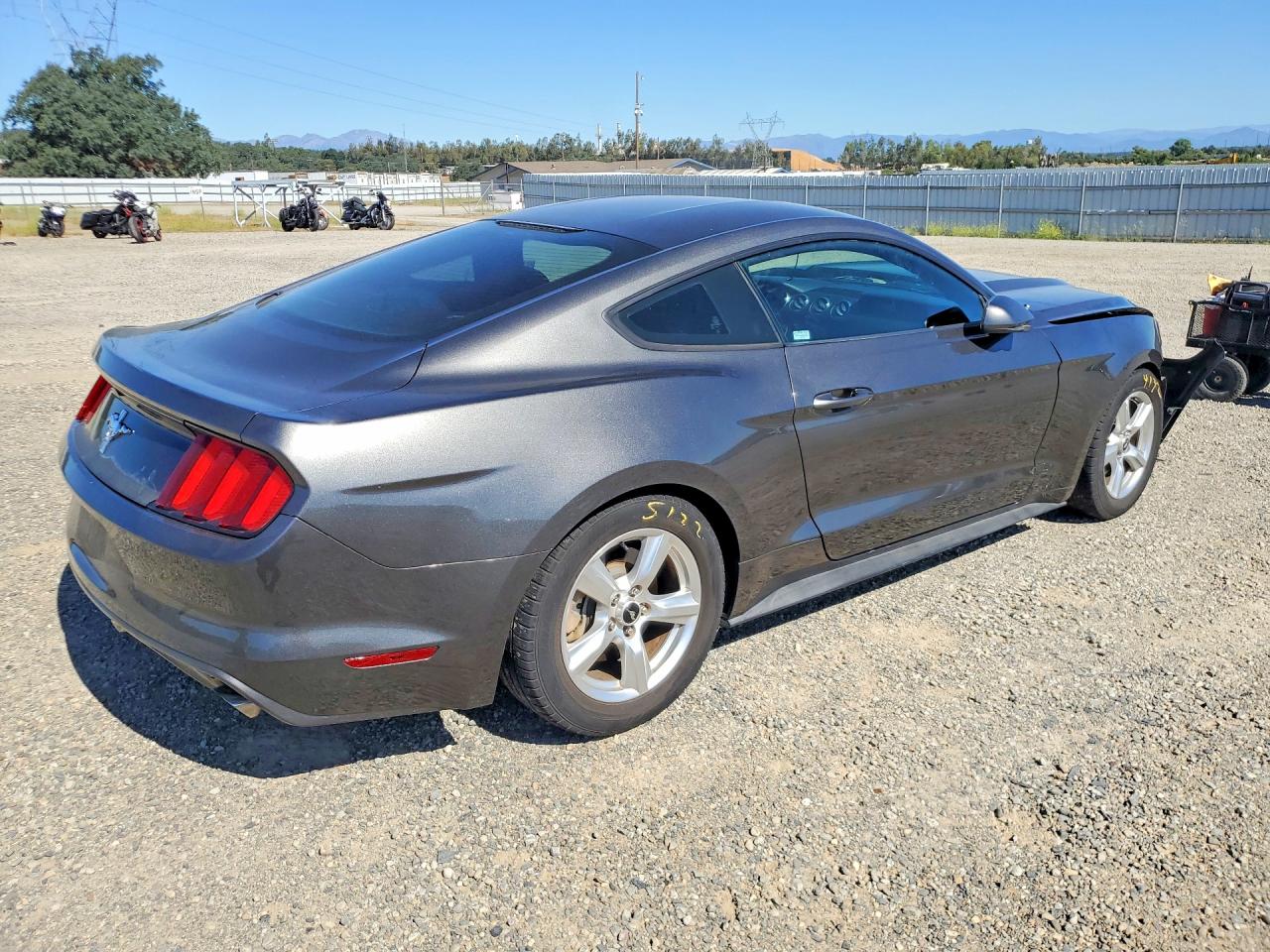 2015 Ford Mustang Gray vin: 1FA6P8AM4F5343255
