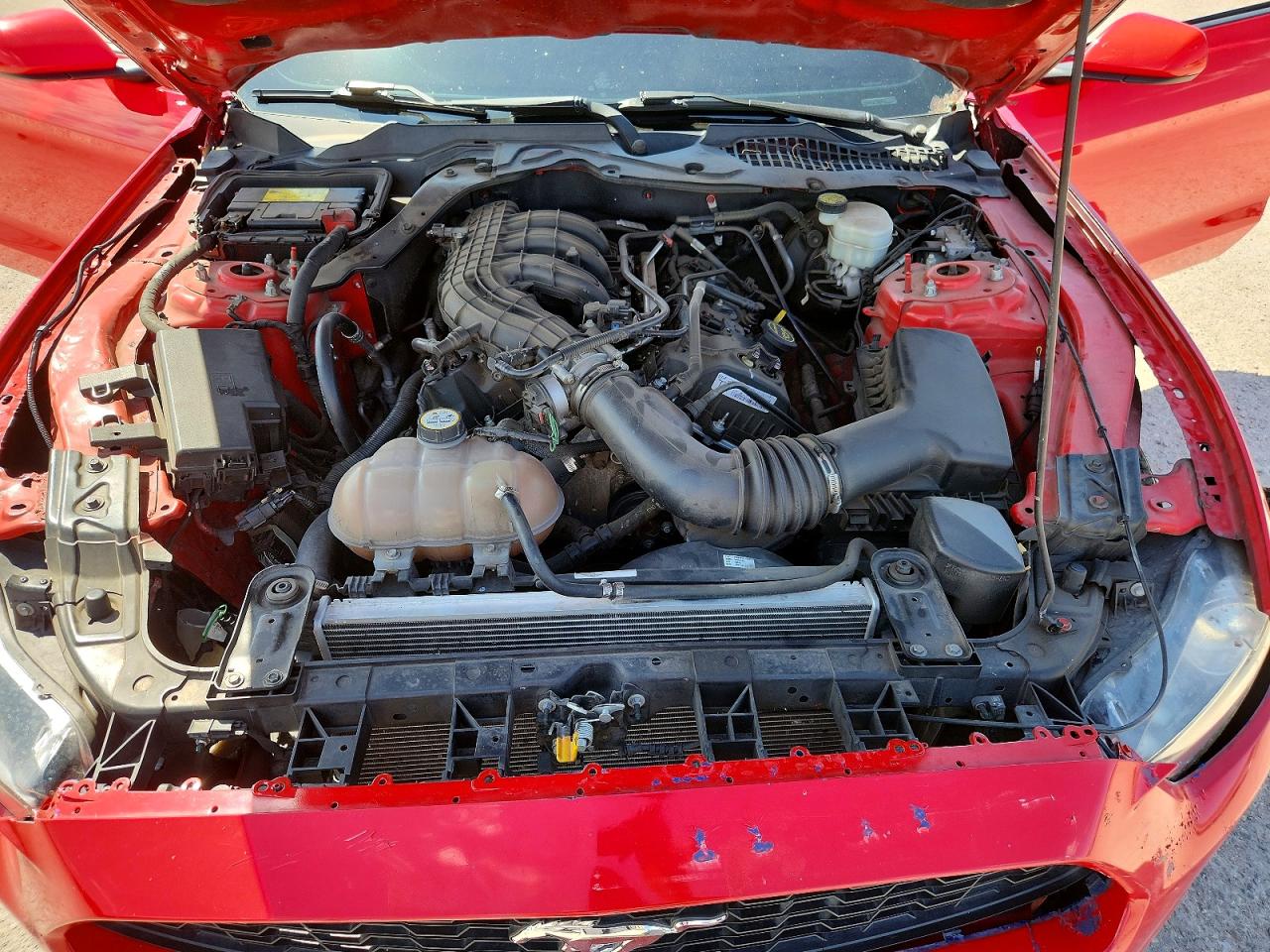 2015 Ford Mustang Red vin: 1FA6P8AM4F5353140