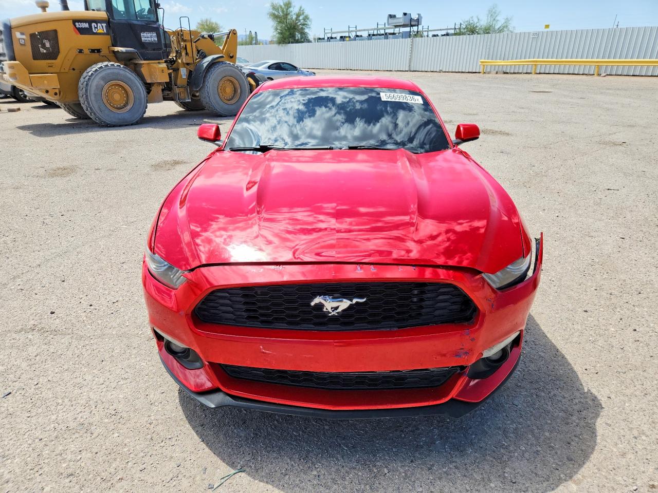 2015 Ford Mustang Red vin: 1FA6P8AM4F5353140