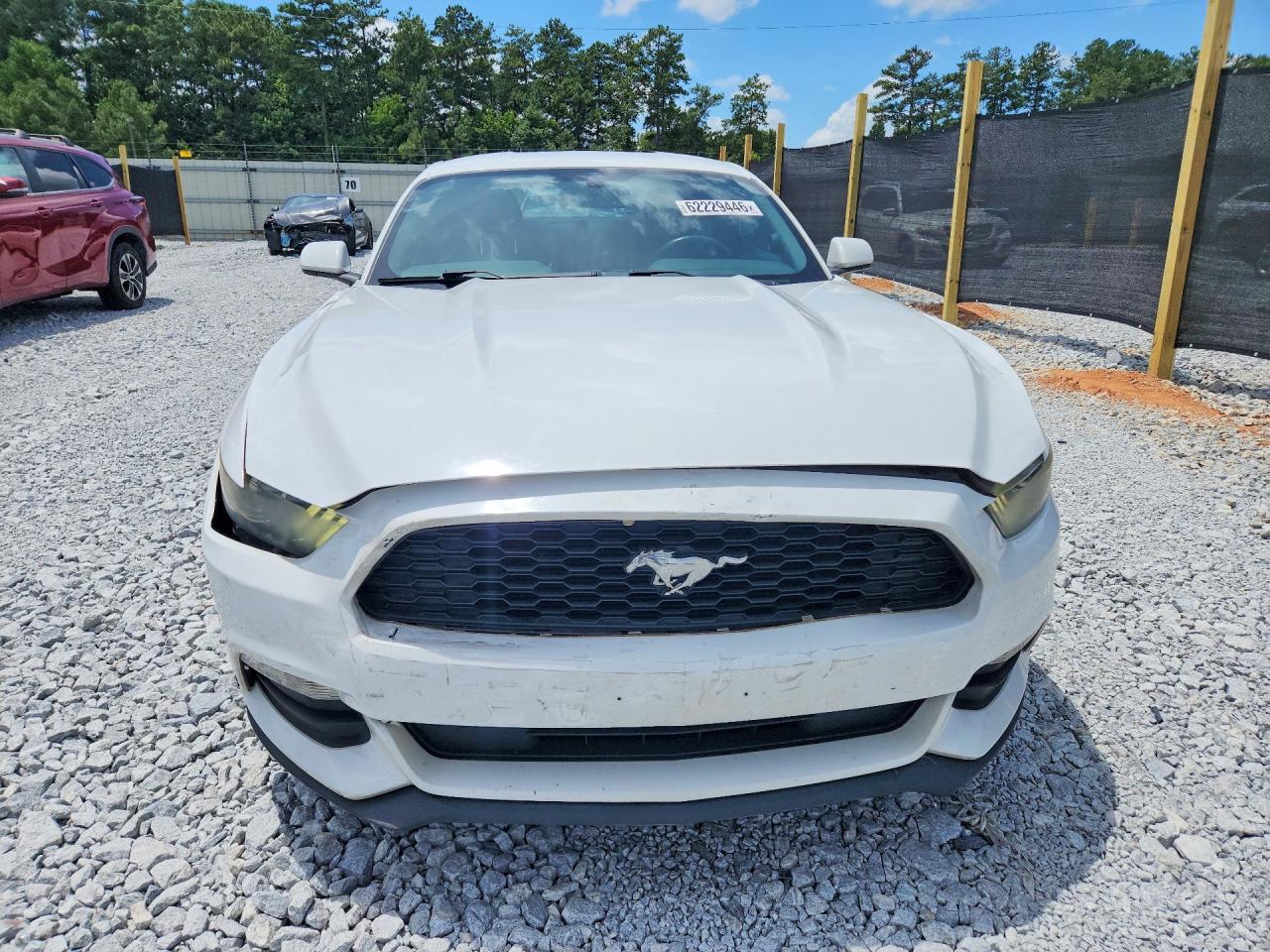 2015 Ford Mustang Белый vin: 1FA6P8AM4F5379852