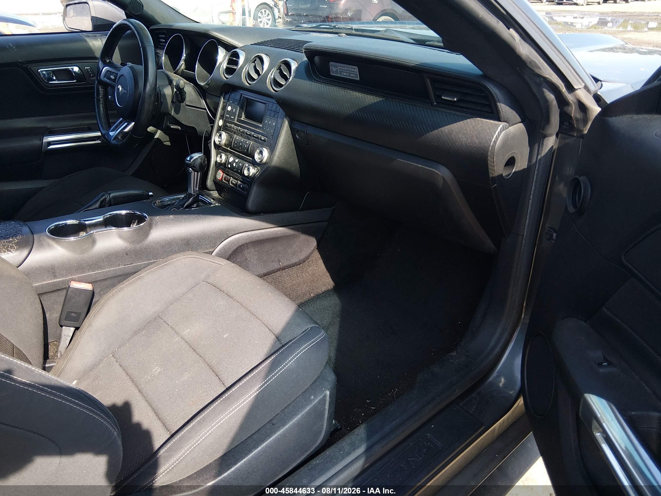 2016 Ford Mustang V6 Gray vin: 1FA6P8AM4G5299789