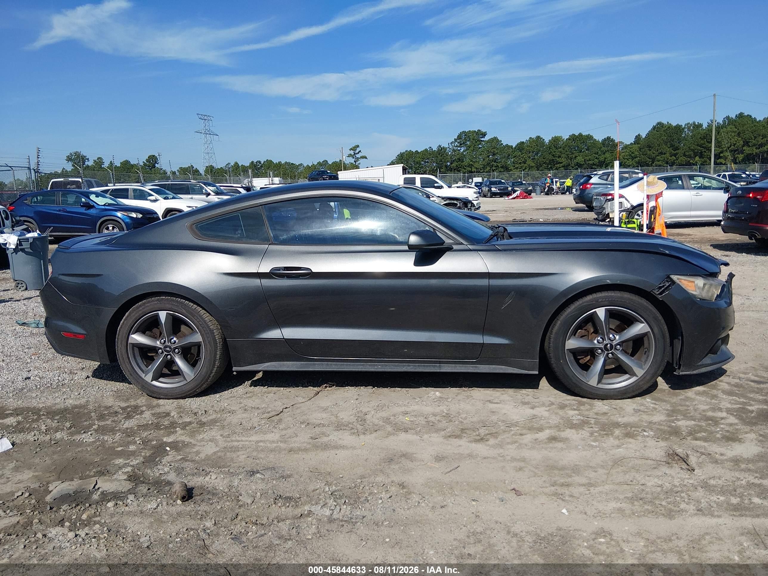 2016 Ford Mustang V6 Gray vin: 1FA6P8AM4G5299789