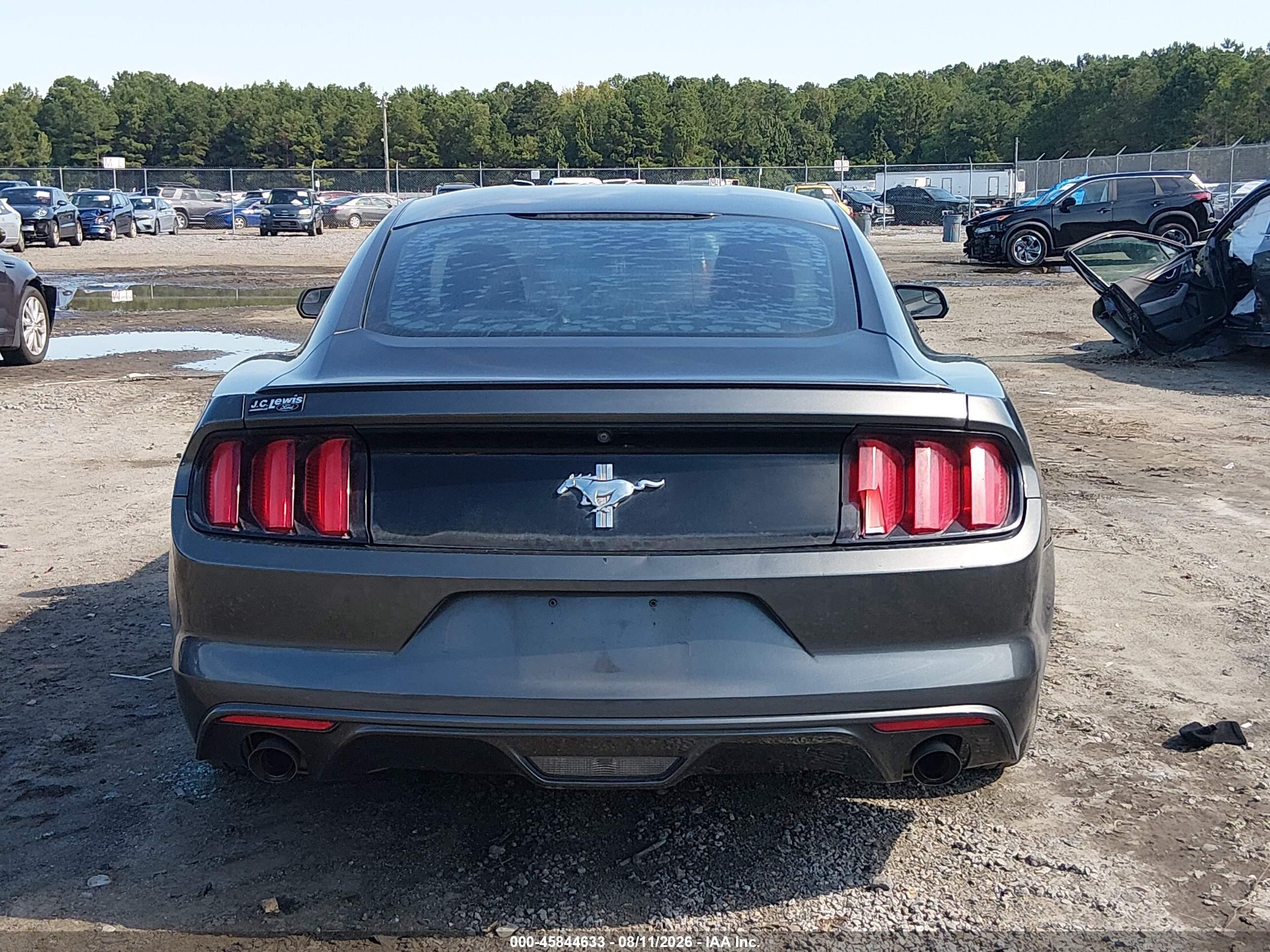 2016 Ford Mustang V6 Gray vin: 1FA6P8AM4G5299789