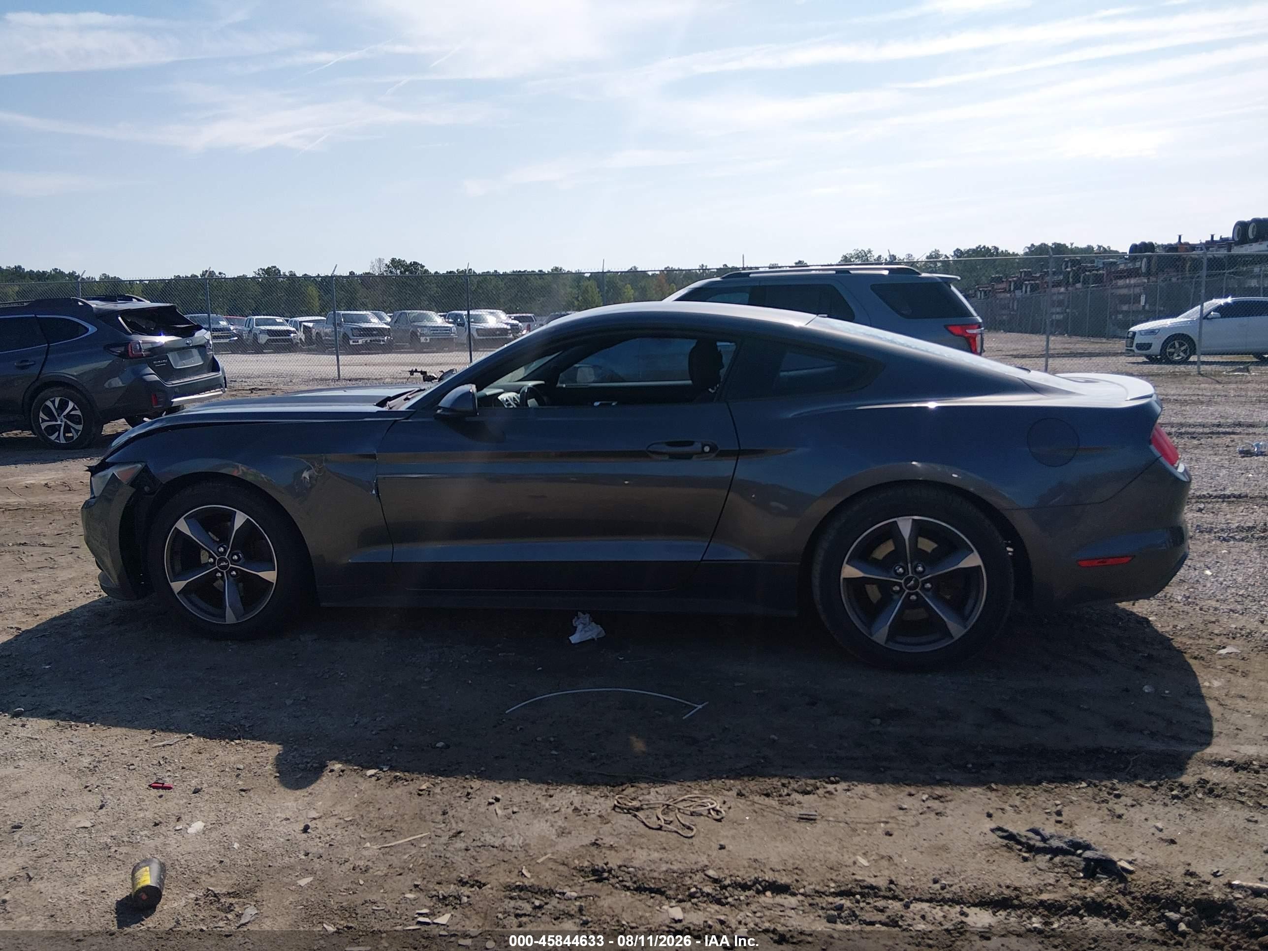 2016 Ford Mustang V6 Gray vin: 1FA6P8AM4G5299789