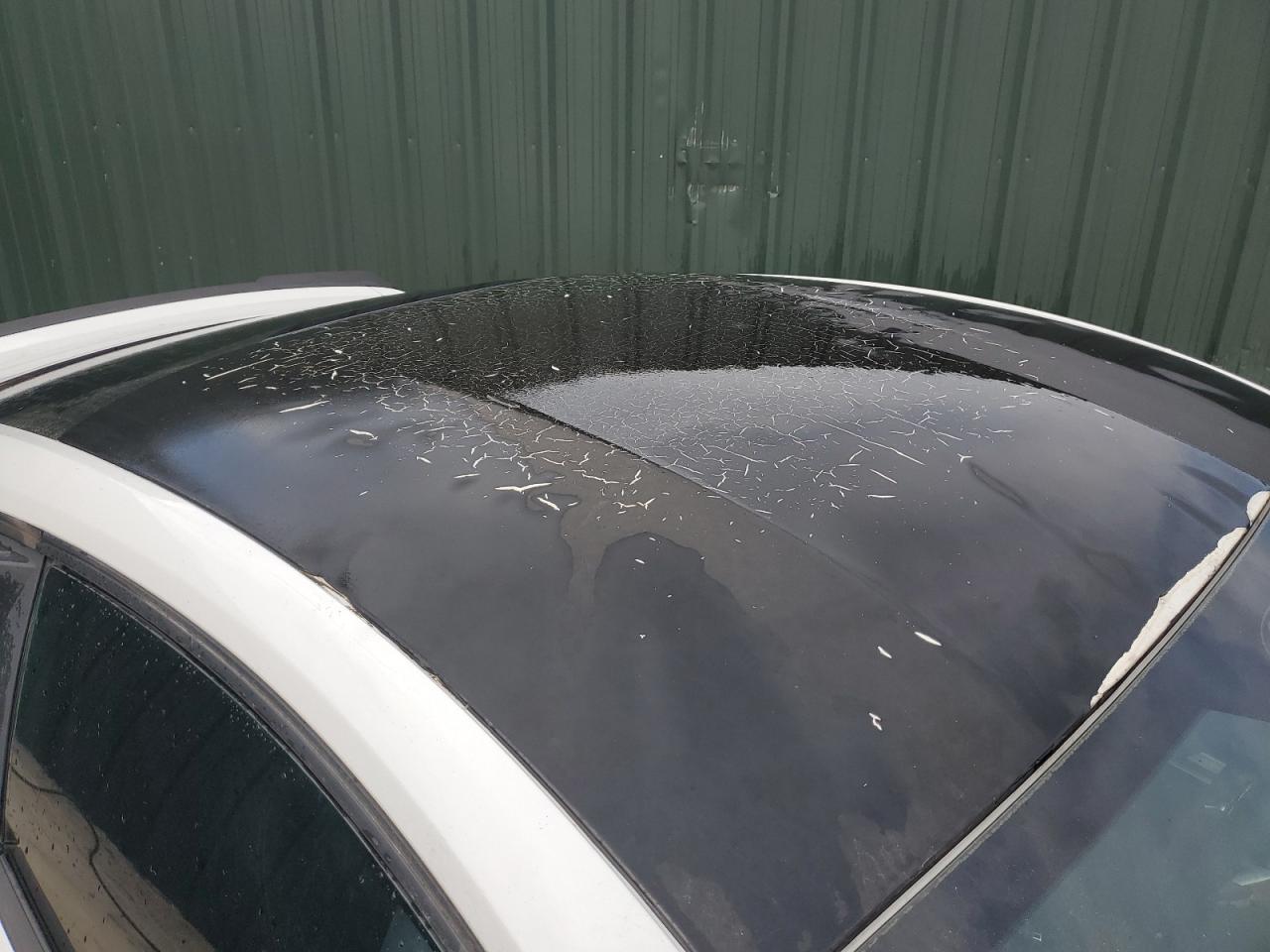2017 Ford Mustang Белый vin: 1FA6P8AM4H5305009 Damage: Roof, Peeling, > 12 Inches
