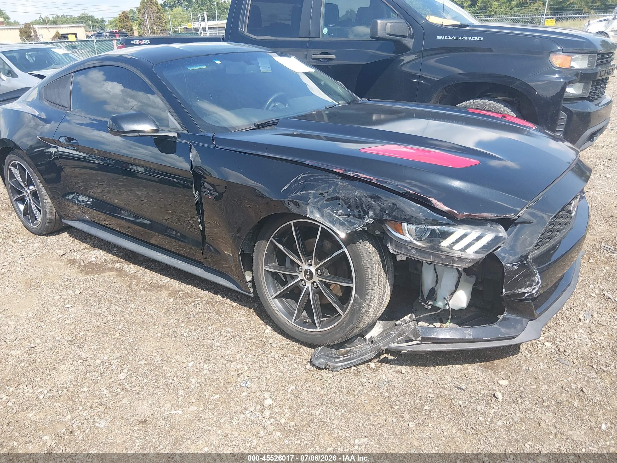2015 Ford Mustang V6 Black vin: 1FA6P8AM5F5344592