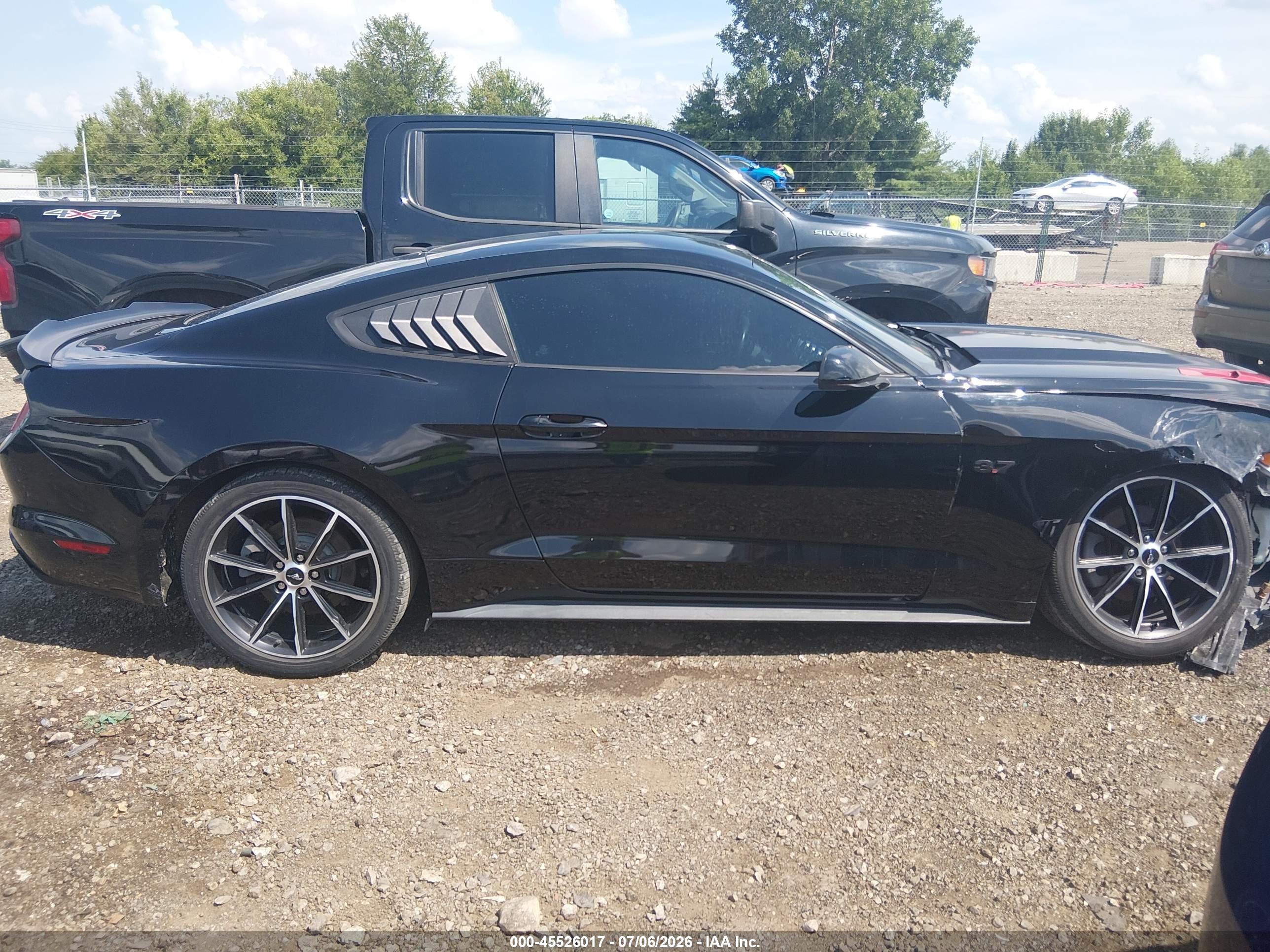 2015 Ford Mustang V6 Black vin: 1FA6P8AM5F5344592