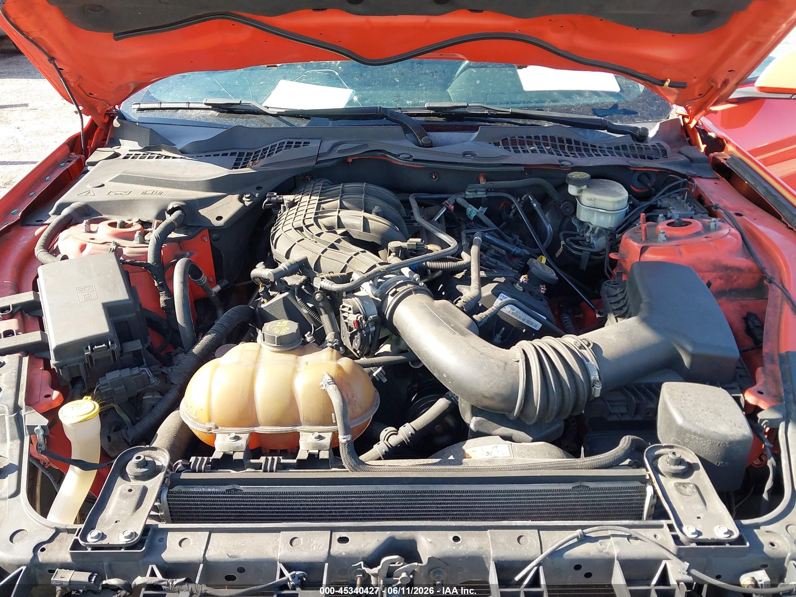 2015 Ford Mustang V6 Orange vin: 1FA6P8AM5F5402572