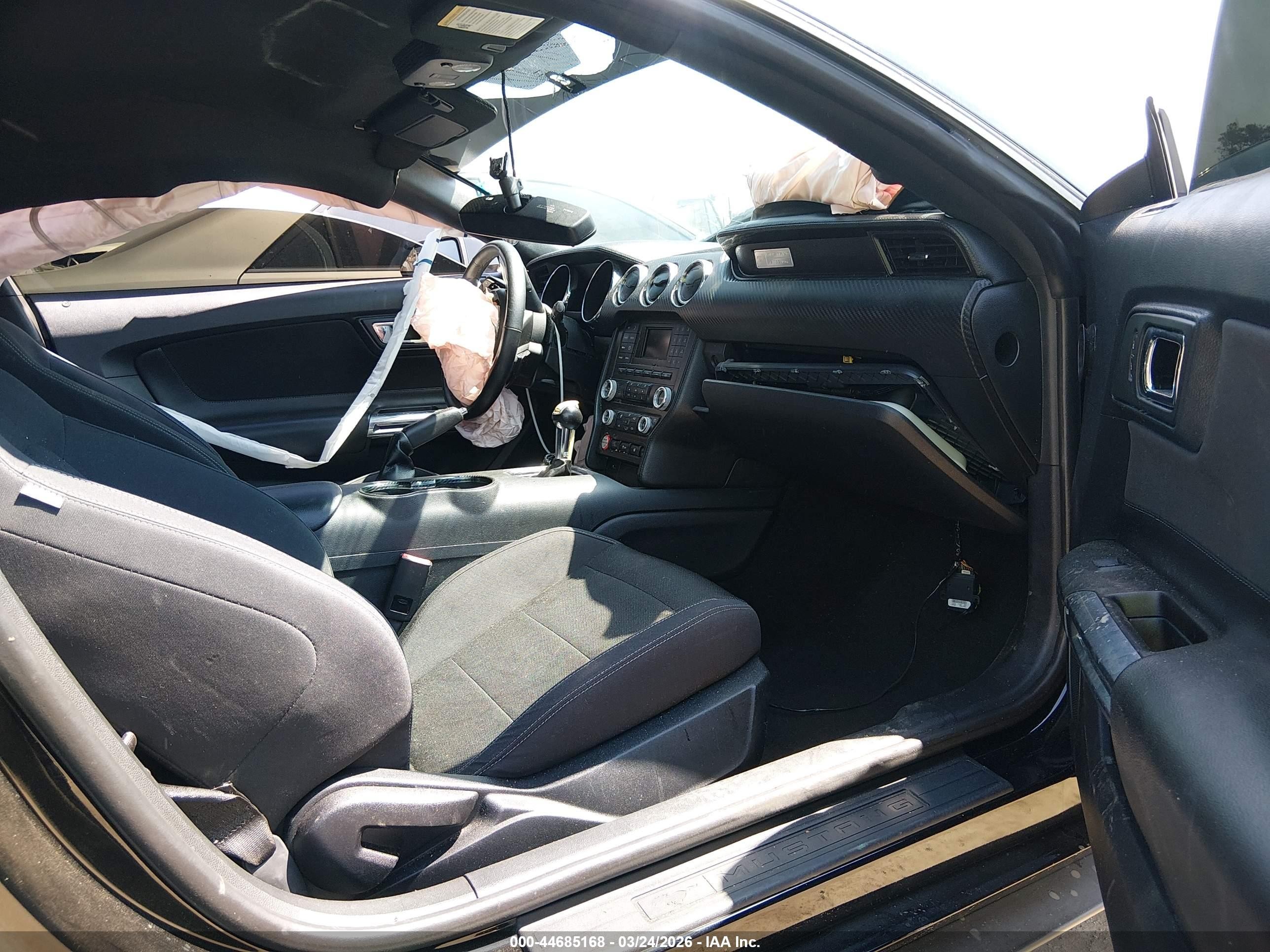 2015 Ford Mustang V6 Black vin: 1FA6P8AM5F5403821