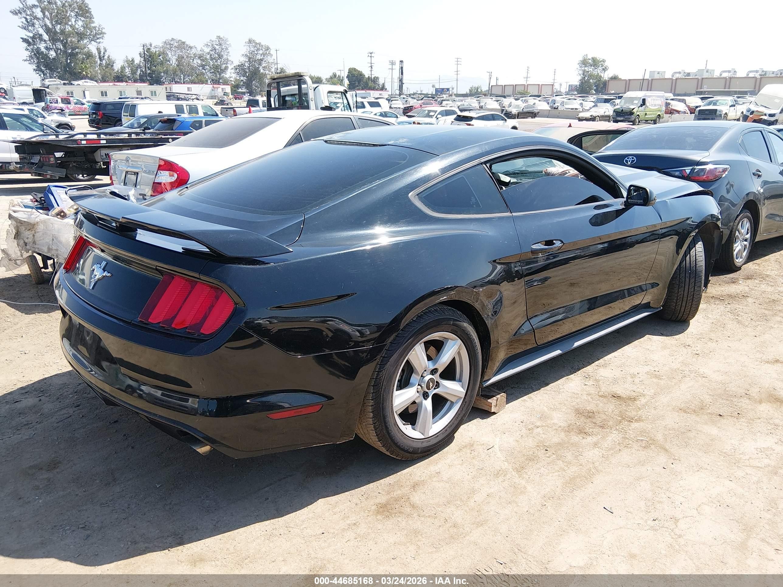 2015 Ford Mustang V6 Black vin: 1FA6P8AM5F5403821