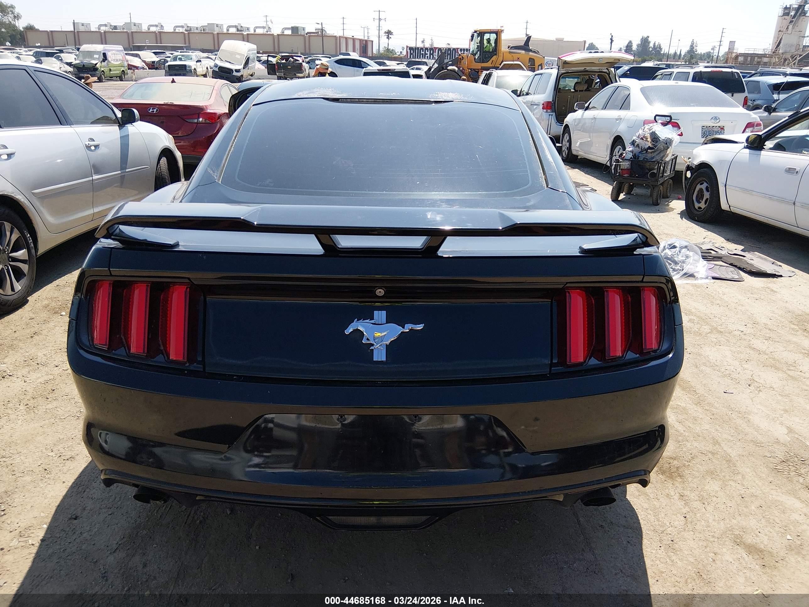 2015 Ford Mustang V6 Black vin: 1FA6P8AM5F5403821