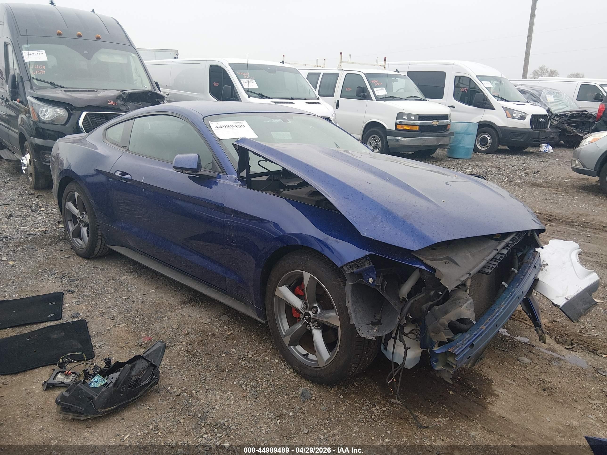 2015 Ford Mustang V6 Blue vin: 1FA6P8AM5F5417606