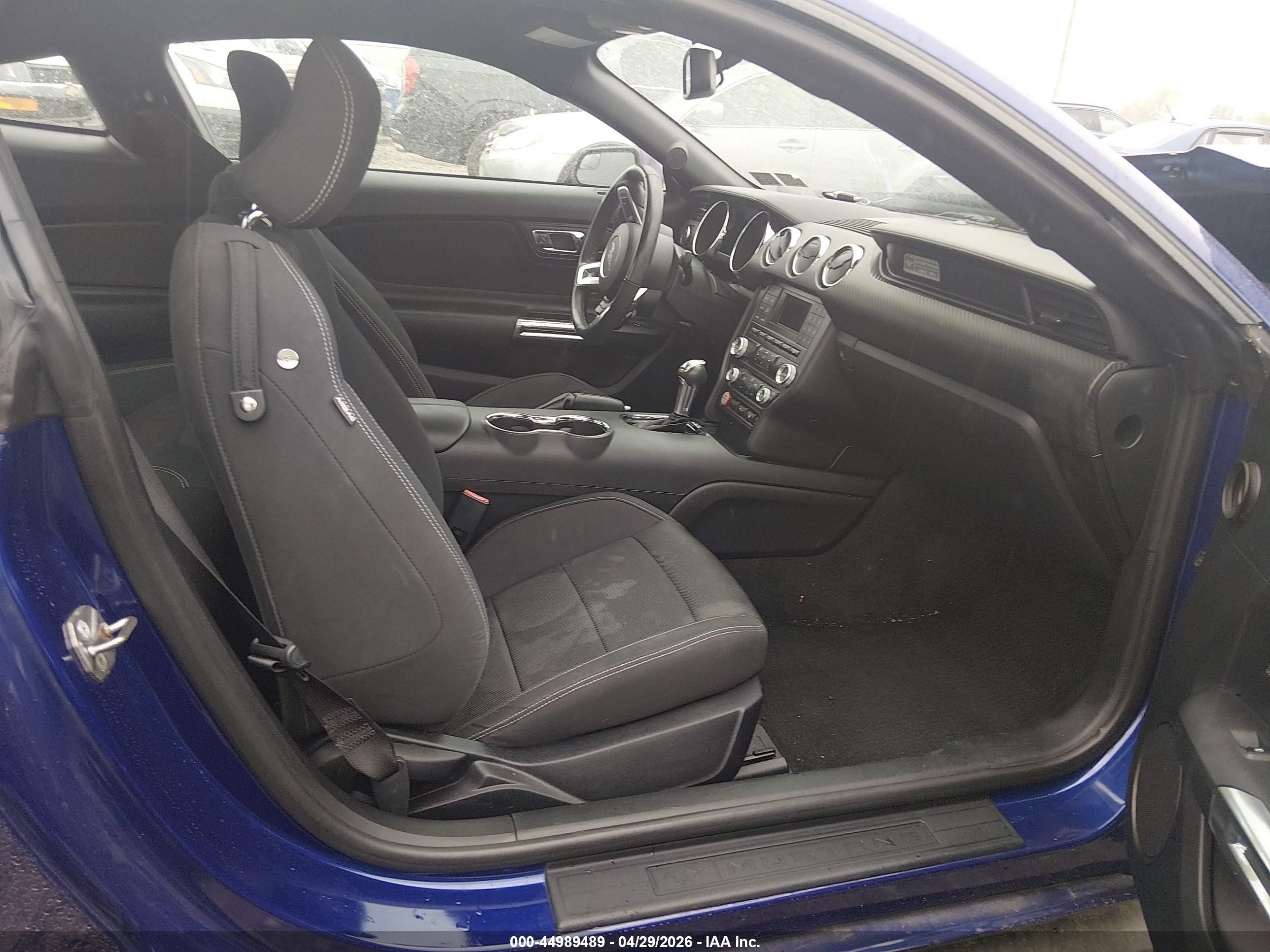 2015 Ford Mustang V6 Blue vin: 1FA6P8AM5F5417606