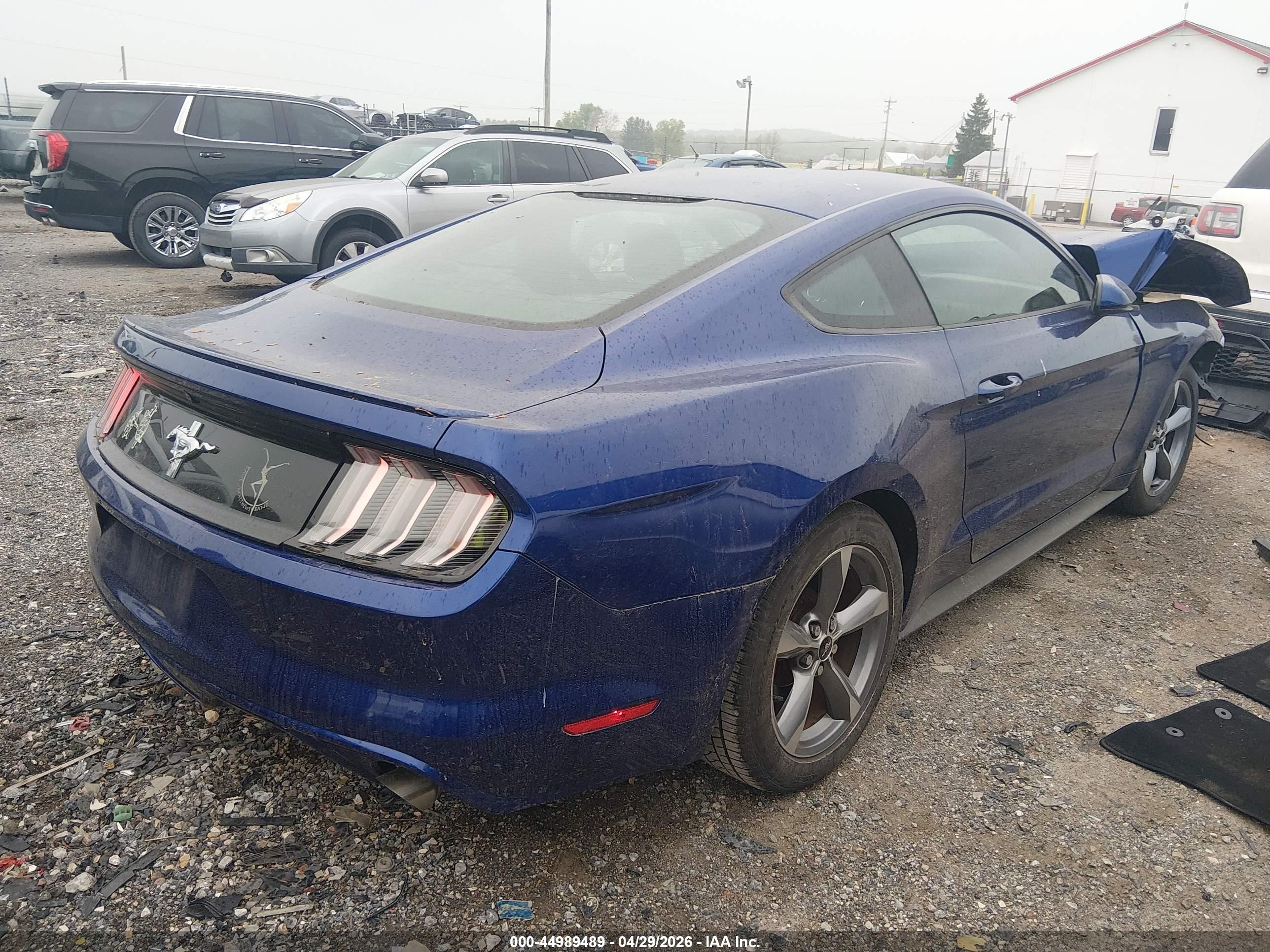 2015 Ford Mustang V6 Blue vin: 1FA6P8AM5F5417606